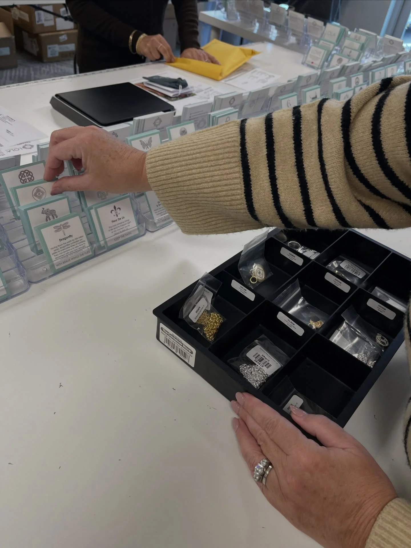 A little packing prep ahead of a holiday week! 📦✨&nbsp;The team&rsquo;s in full swing getting ready for the busiest (and most meaningful) shopping weekend of the year. Every order is packed with care and a little holiday cheer. Subscribe to emails t