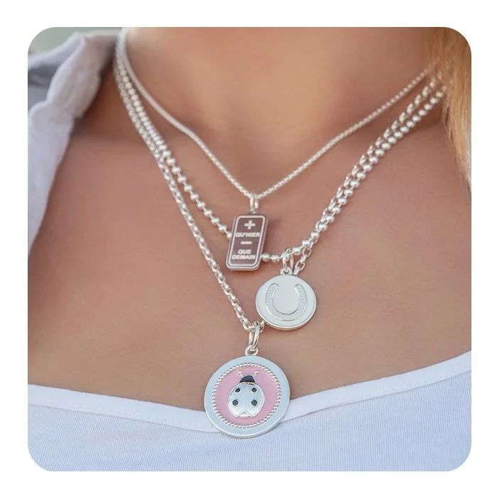 Horseshoe Silver Pendant | Good Luck — Lola & Company