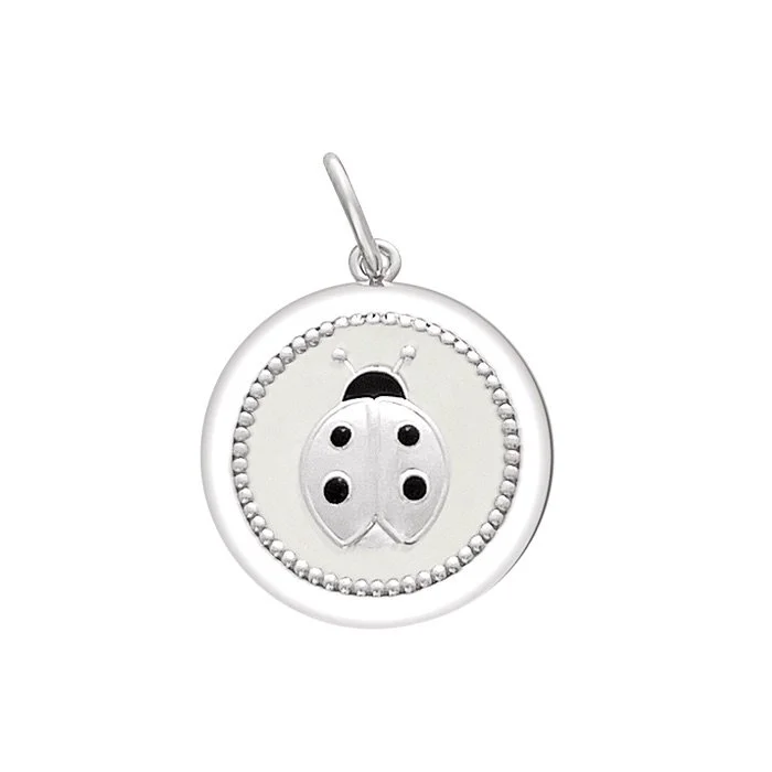 Ladybug Pendant Silver — Lola & Company