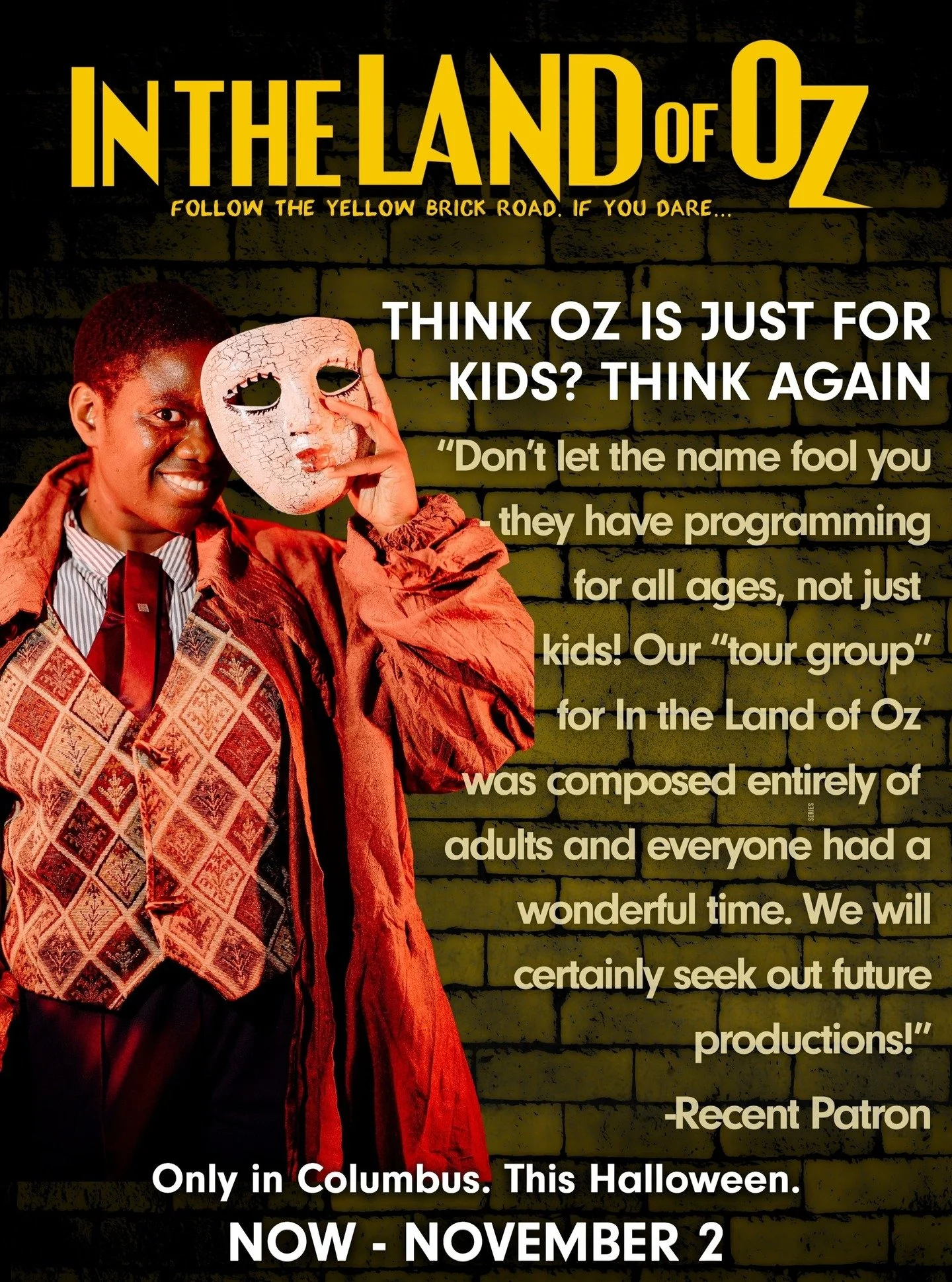 ⭐️⭐️⭐️⭐️⭐️
&ldquo;Absolutely magical from start to finish!&rdquo; &mdash; Google Review

Audiences can&rsquo;t stop talking about In the Land of Oz, the stunning, one-of-a-kind theatrical adventure created right here in Ohio. With dazzling visuals, u