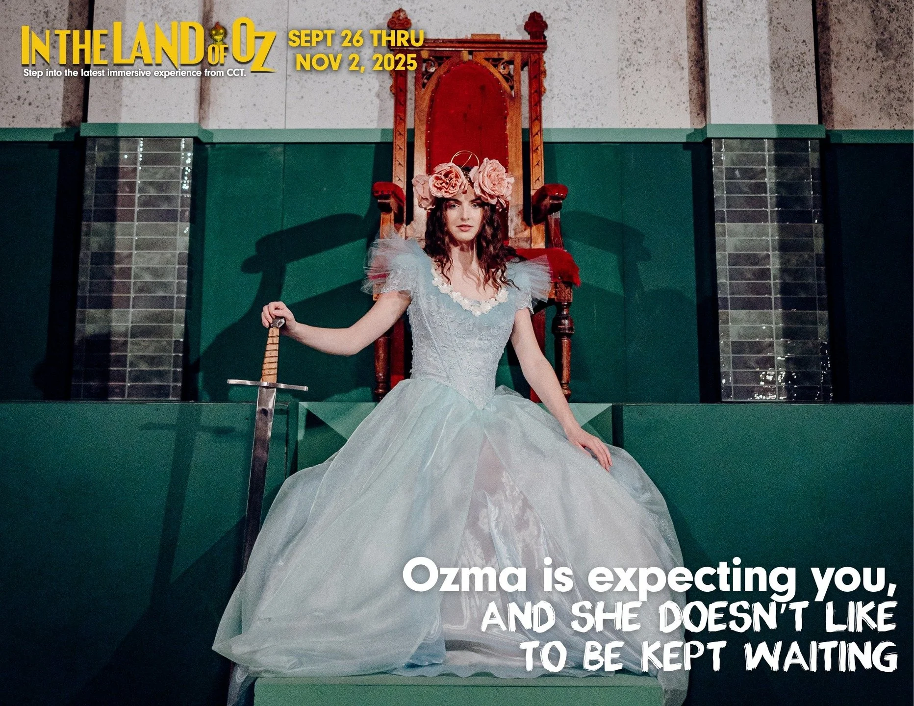 👑 Princess Ozma doesn&rsquo;t like to be kept waiting&hellip;

In the shifting shadows of Oz, the line between dreams and nightmares begins to blur. The throne room hums with whispers, the Emerald City gleams a little too bright, and power has a way
