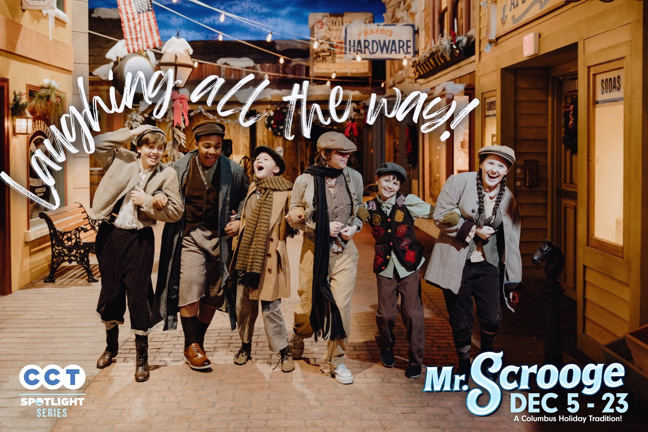 Mr. Scrooge is back and ready to brighten your holiday! 

Celebrate the season with this one-hour musical spin on A Christmas Carol, filled with festive fun, toe-tapping tunes, and moments that will have the whole family grinning from ear to ear. It&