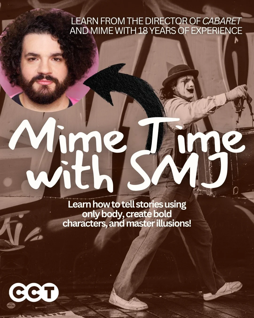 🤫 Shhh&hellip; it&rsquo;s time to mime!

Join our 4-week Saturday Winter Academy for ages 8-12 and learn how to tell stories without saying a word. From bold characters to magical illusions like the wall, the box, the ball, and the rope, you&rsquo;l