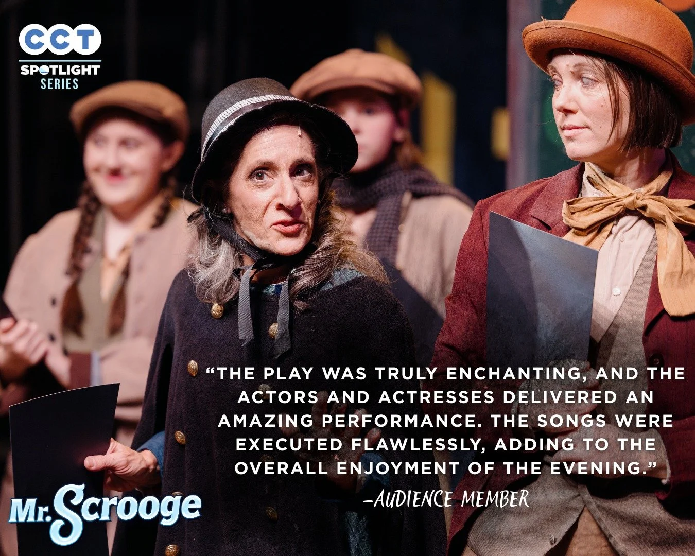 ✨ See what everyone is raving about! 
Audiences are calling Mr. Scrooge &ldquo;heart-warming,&rdquo; &ldquo;hilarious,&rdquo; and &ldquo;the perfect holiday tradition.&rdquo; 

Don&rsquo;t miss your chance to experience the magic for yourself!

Runni