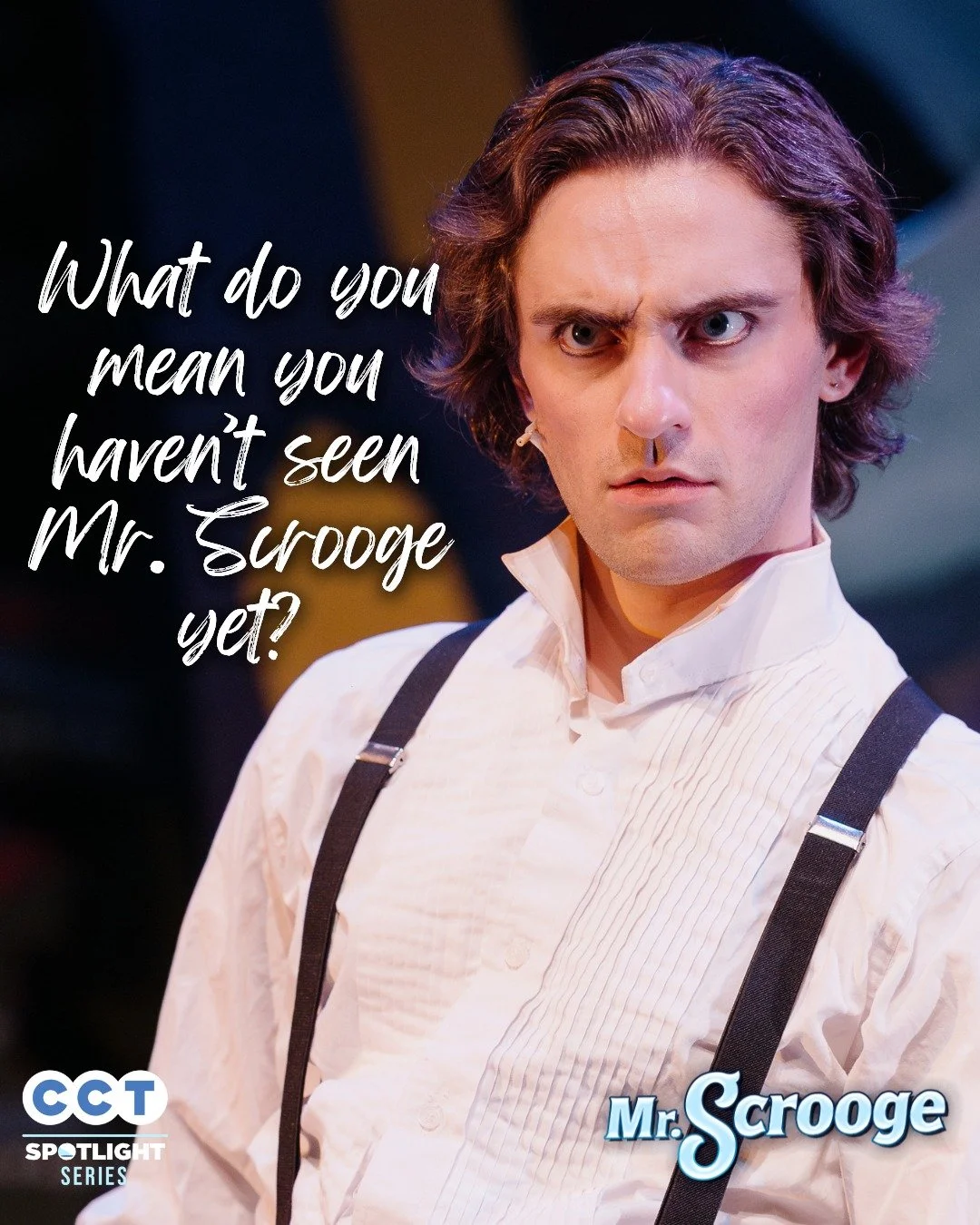 Sunday check-in: Have you gotten your Mr. Scrooge tickets yet?
&hellip;You haven&rsquo;t?

Let's fix that.

Now thru December 23!
Get your tickets at the link in our bio. 

#cct #columbus #mrscrooge
📸 : @kylelongphotography