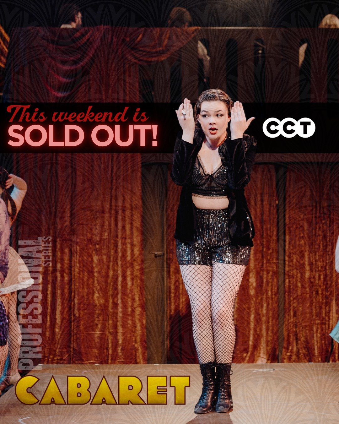 SOLD. OUT. 🎉

&nbsp;Every seat is filled for this weekend of Cabaret and we couldn&rsquo;t be more grateful.

Thank you for showing up, showing love, and supporting live theatre in such a big way. This cast, crew, and creative team are ready to give