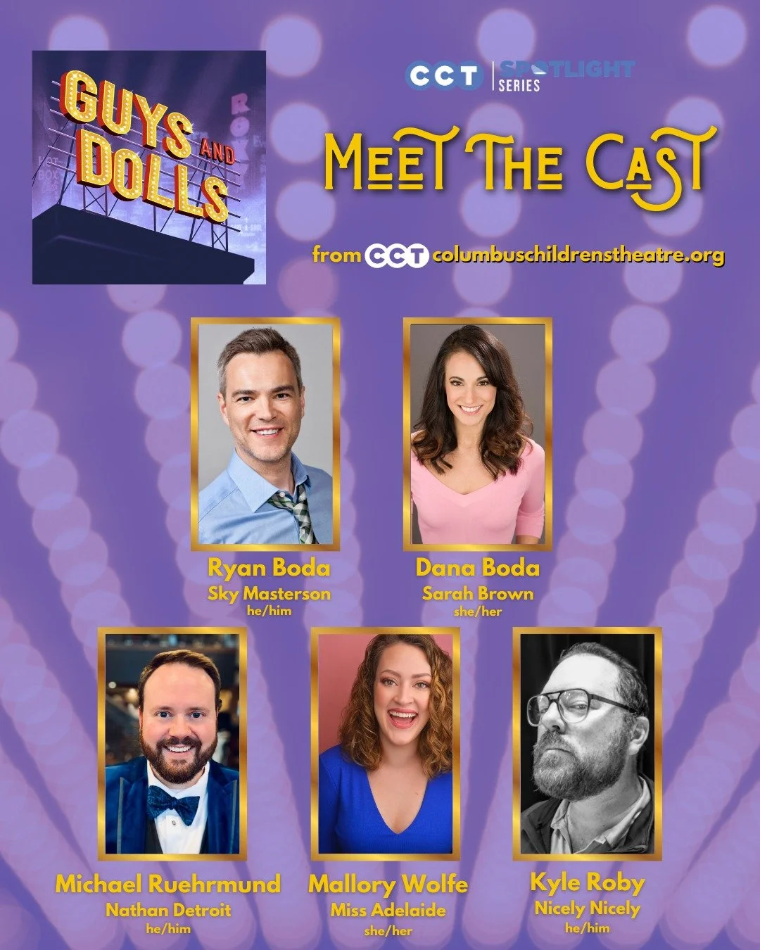 🎲 The cast of Guys &amp; Dolls is here!

Meet the cast of our bold, refreshed take on Guys and Dolls. This isn&rsquo;t your grandma&rsquo;s Broadway classic&hellip; it&rsquo;s slick, stylish, and ready to roll. 

Catch this high-stakes musical April