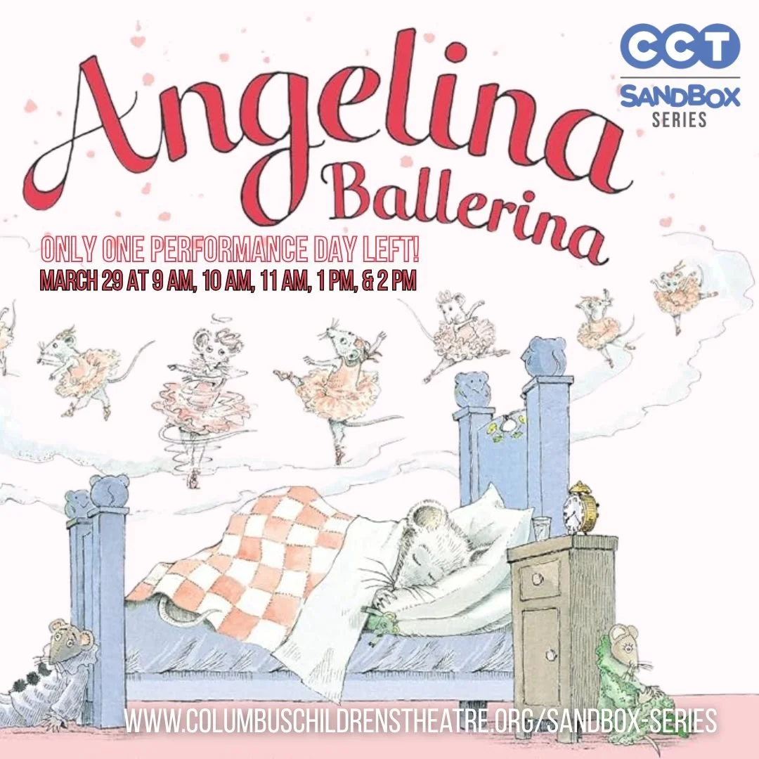 Only ONE DAY left to dance with Angelina Ballerina! 🐭

Perfect for ages 0&ndash;5, this magical, music-filled adventure is happening Sunday, March 29 at 9 AM, 10 AM, 11 AM, 1 PM, or 2 PM. 

Grab your tickets before the curtain falls and let your lit