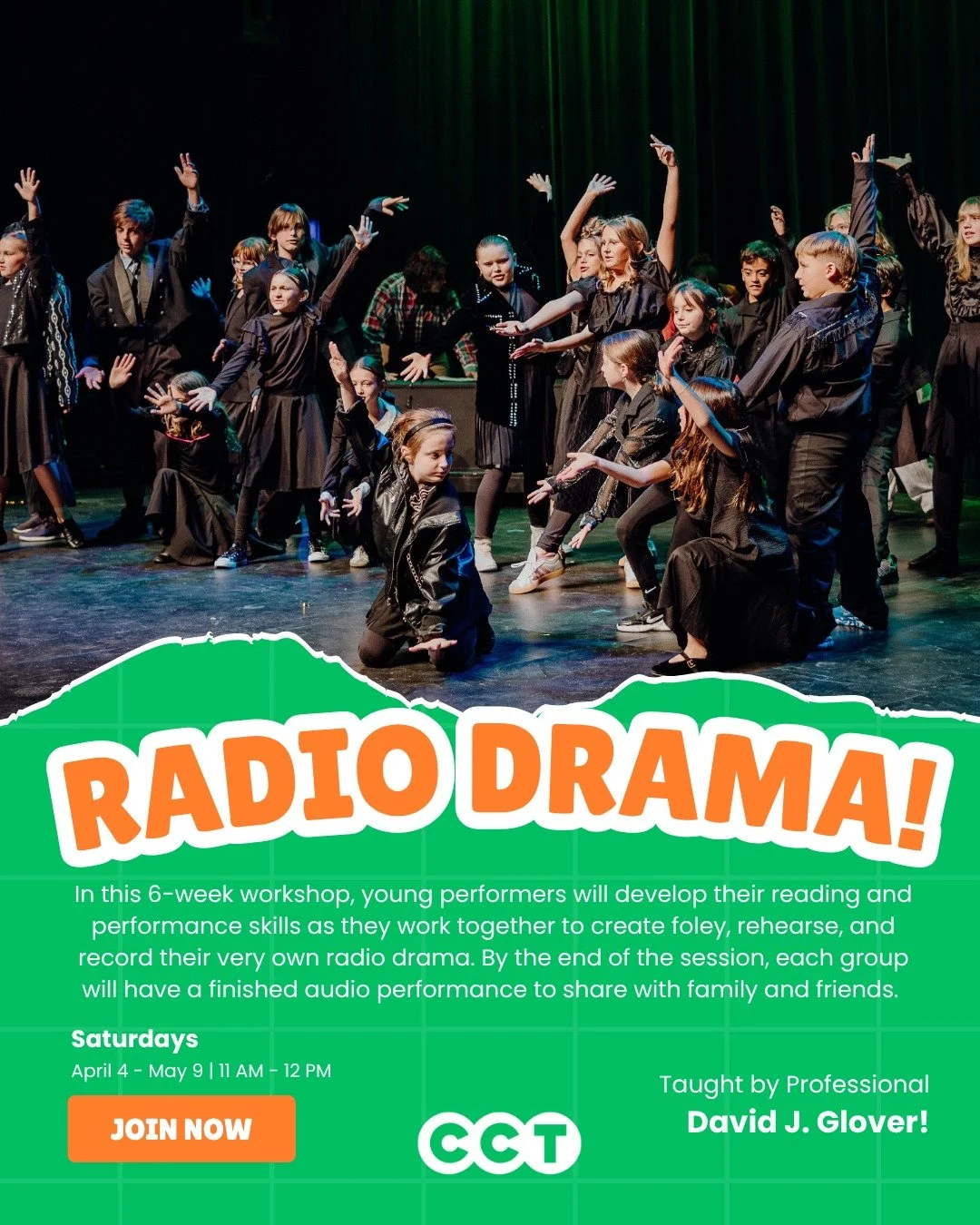 🎙️ Lights off&hellip; MIC ON! 

Calling all creative kids ages 7&ndash;11!
Get ready to step into the world of sound storytelling! In this one-of-a-kind class, students will create their own radio drama from scratch complete with voice acting, chara