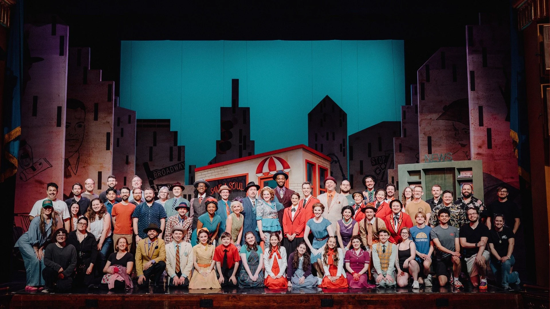 What a weekend at the historic Southern Theatre 🎲

Thank you to everyone who came out to see Guys and Dolls and filled the house with so much energy and love. This powerhouse cast, crew, orchestra, and creative team gave it their all and truly lit u