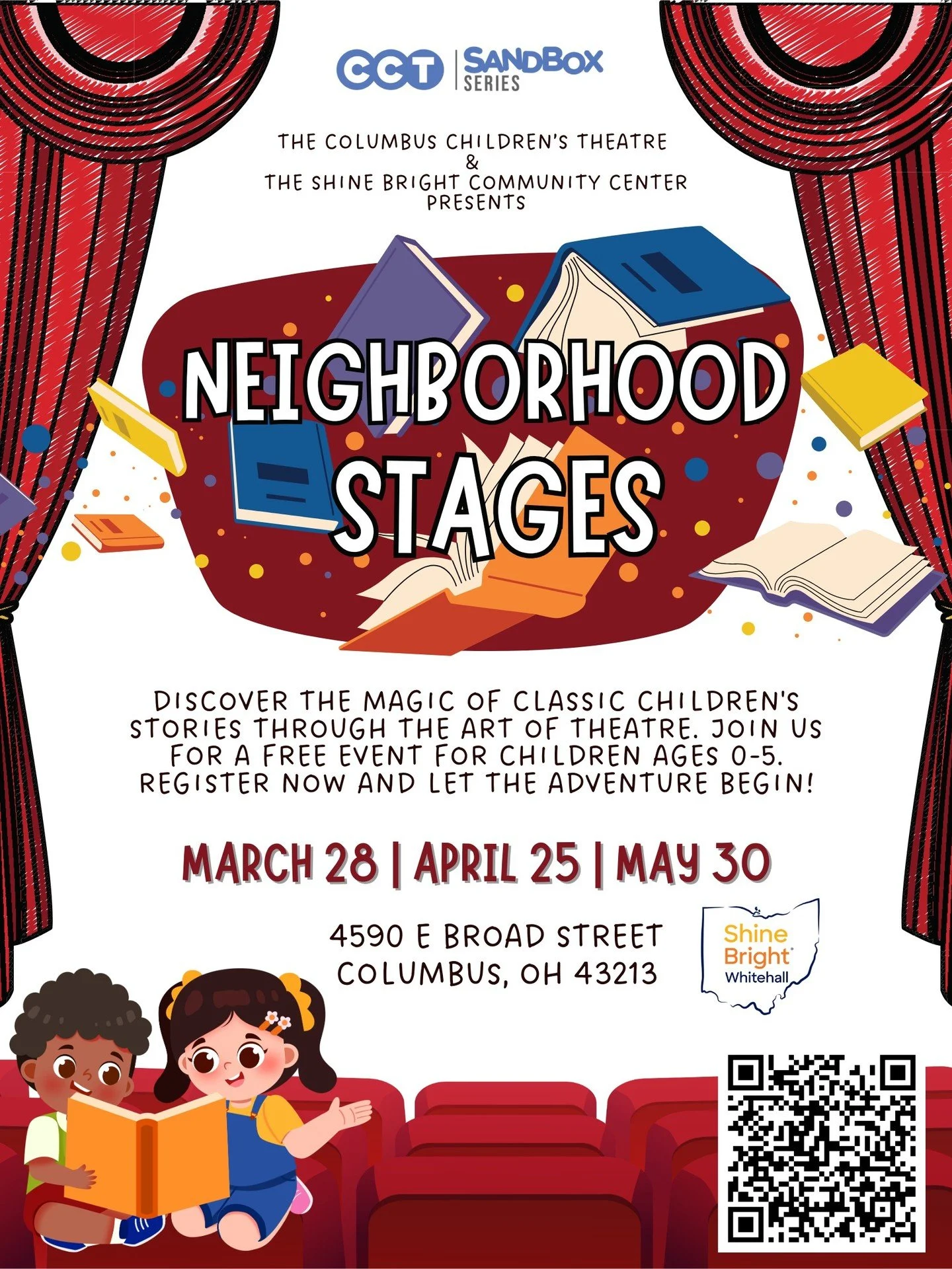 One more chance to join the fun 🌴

Don&rsquo;t miss our final Neighborhood Stages event! 

Chicka Chicka Boom Boom is taking over the Shine Bright Center on May 30!

Showtimes: 10 AM, 11 AM, 12 PM, 2 PM, 3 PM

🎟️ FREE tickets! Grab yours now at the