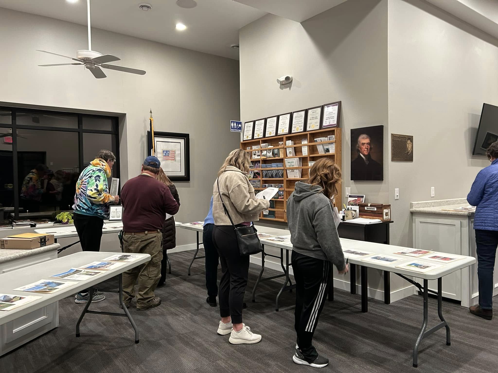  2024: The Tower View Team voting on which sculptures to bring downtown. Now the selection is online! 