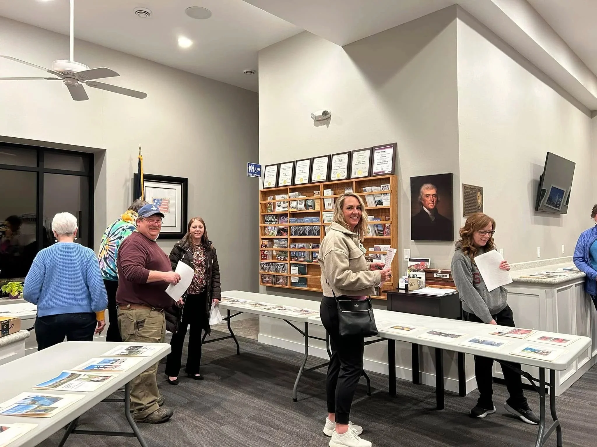  2024: The Tower View Team voting on which sculptures to bring downtown. Now the selection is online! 