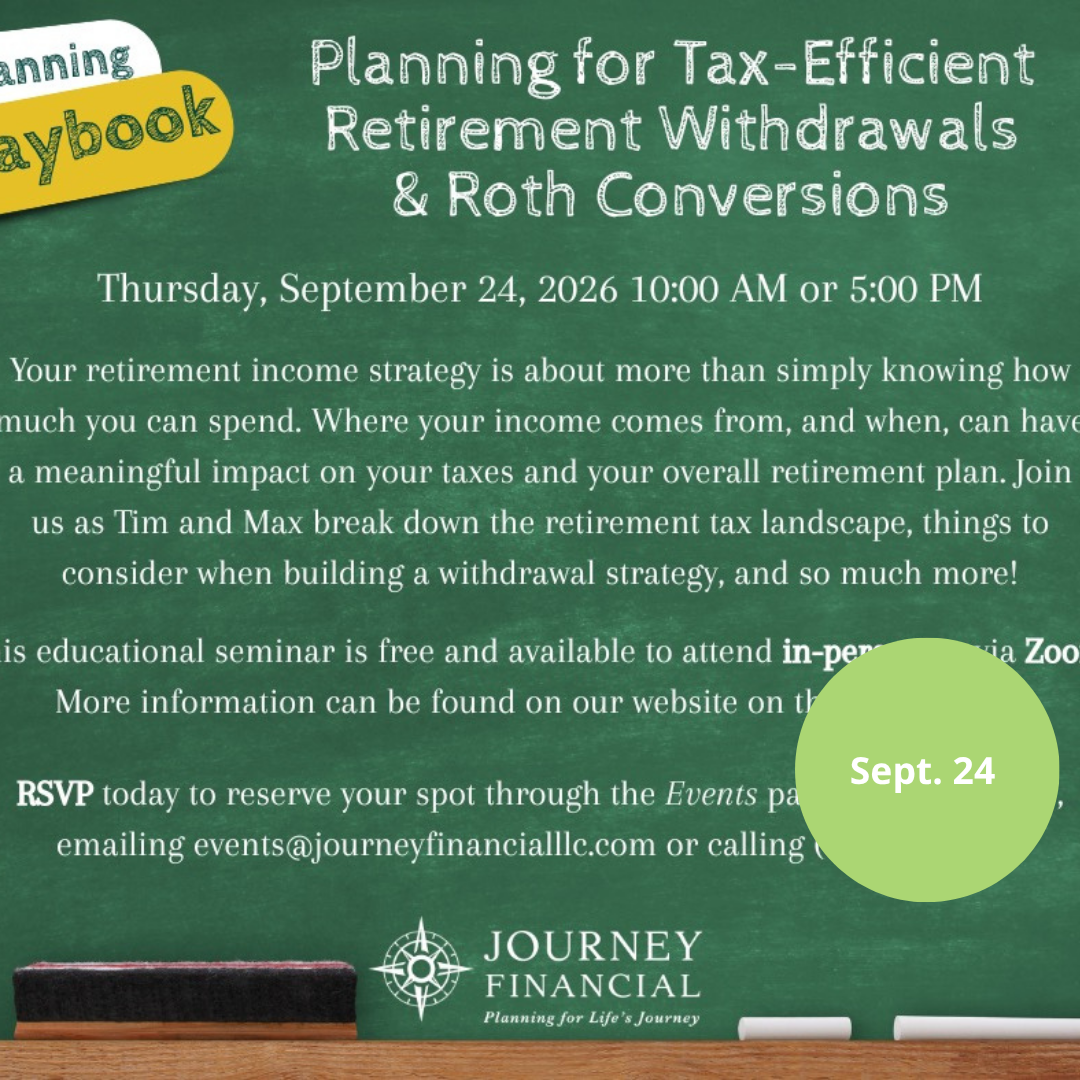Planning Playbook Seminar: Planning for Tax-Efficient Withdrawals &amp; Roth Conversions