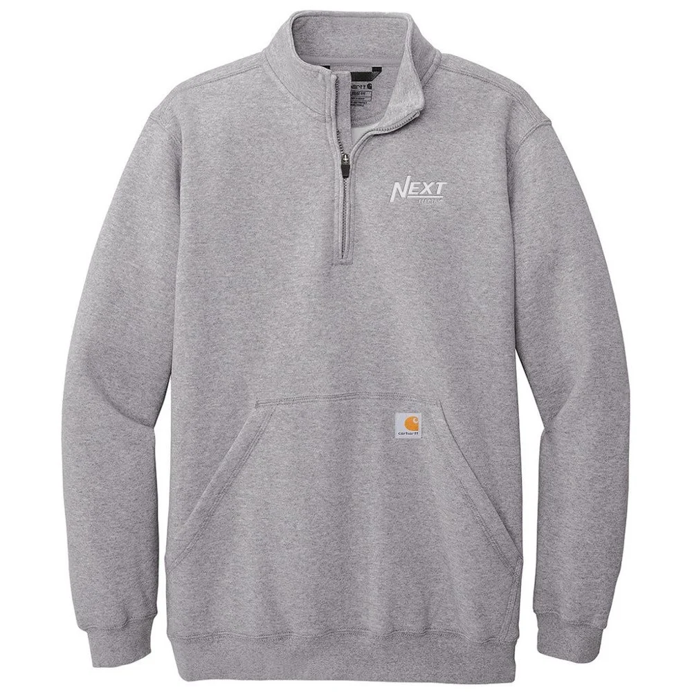 Grey Carhartt Men Quarter Zip Elec.jpg