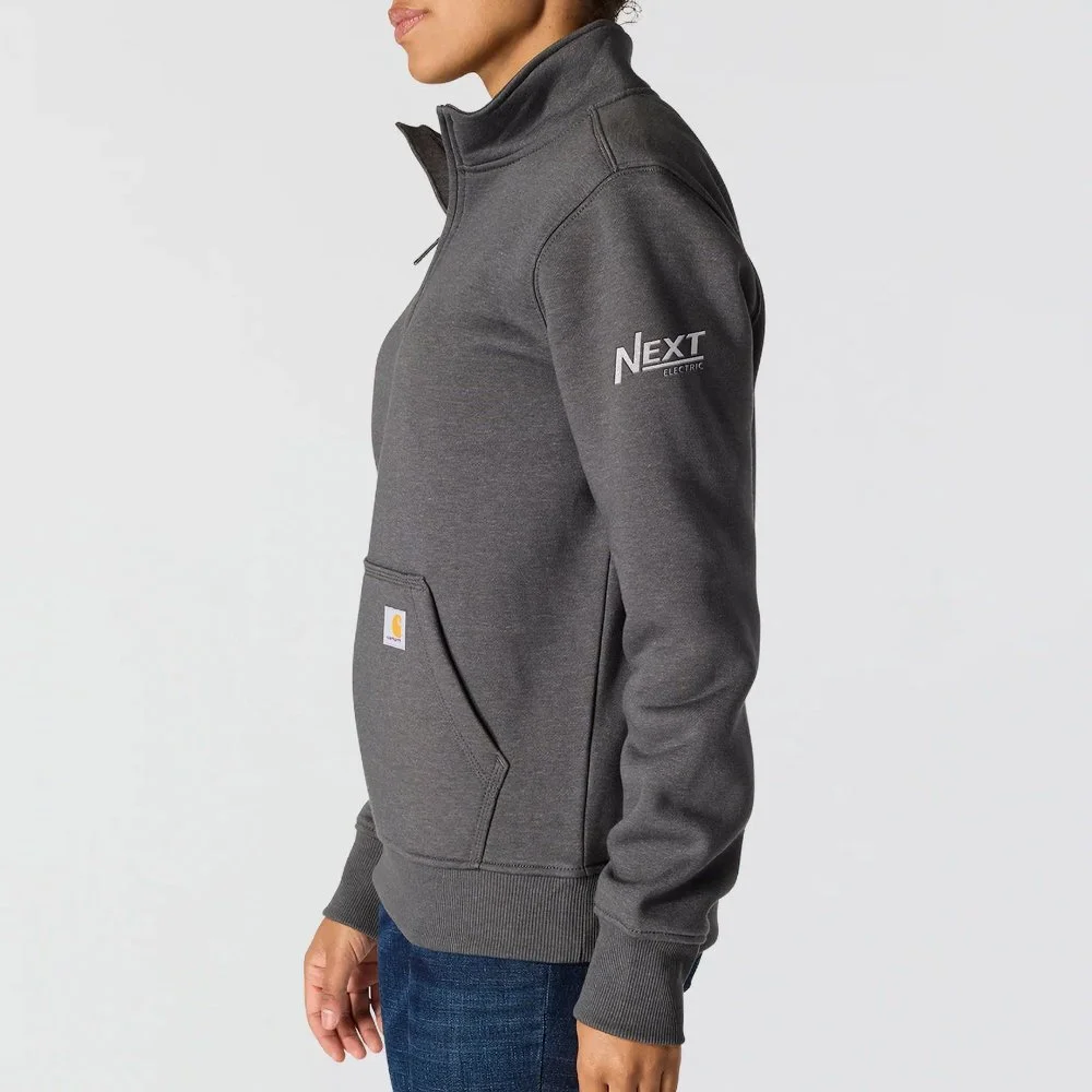 Carbon Carhartt Women Quarter Zip Electric1.jpg