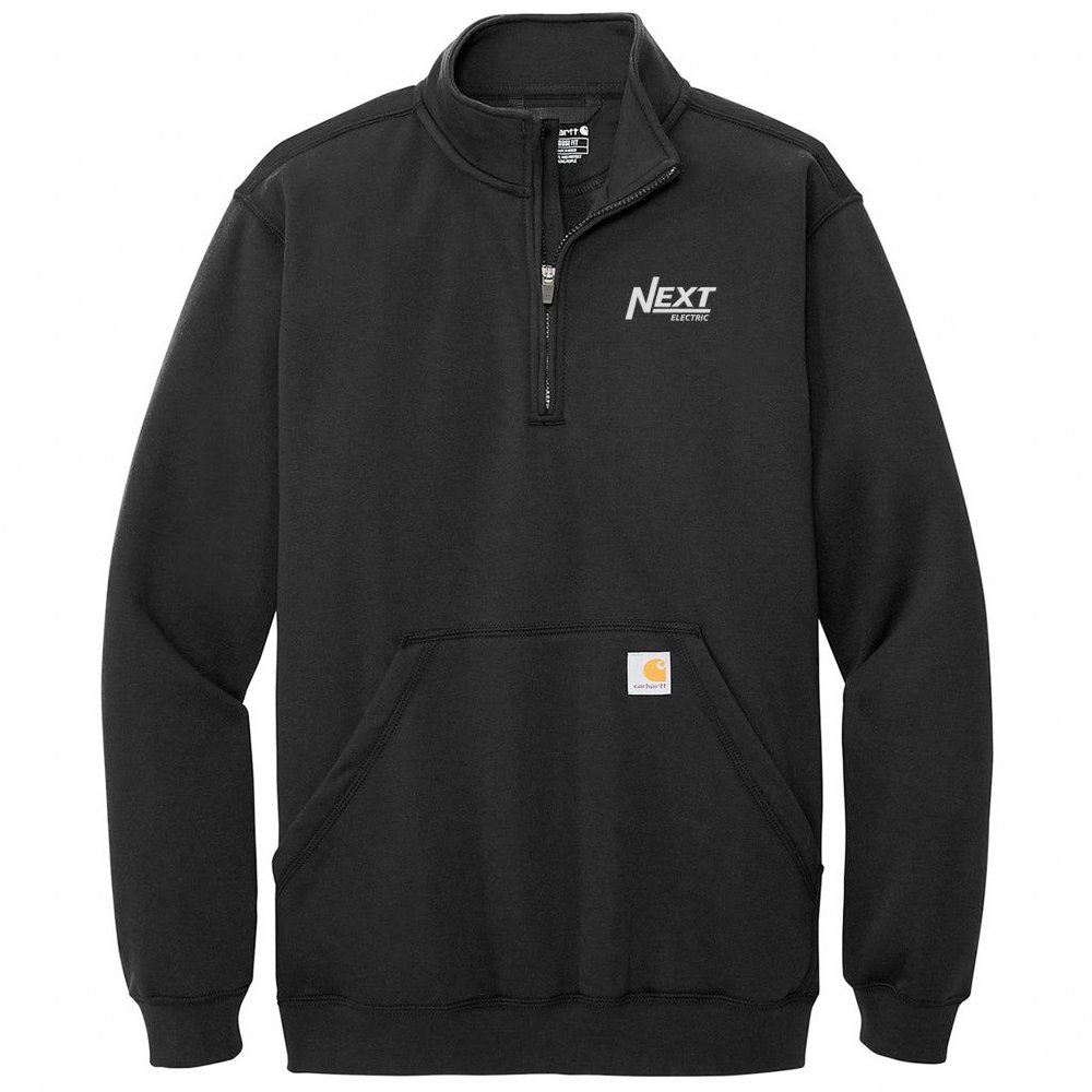 Black Carhartt Men Quarter Zip Elec.jpg