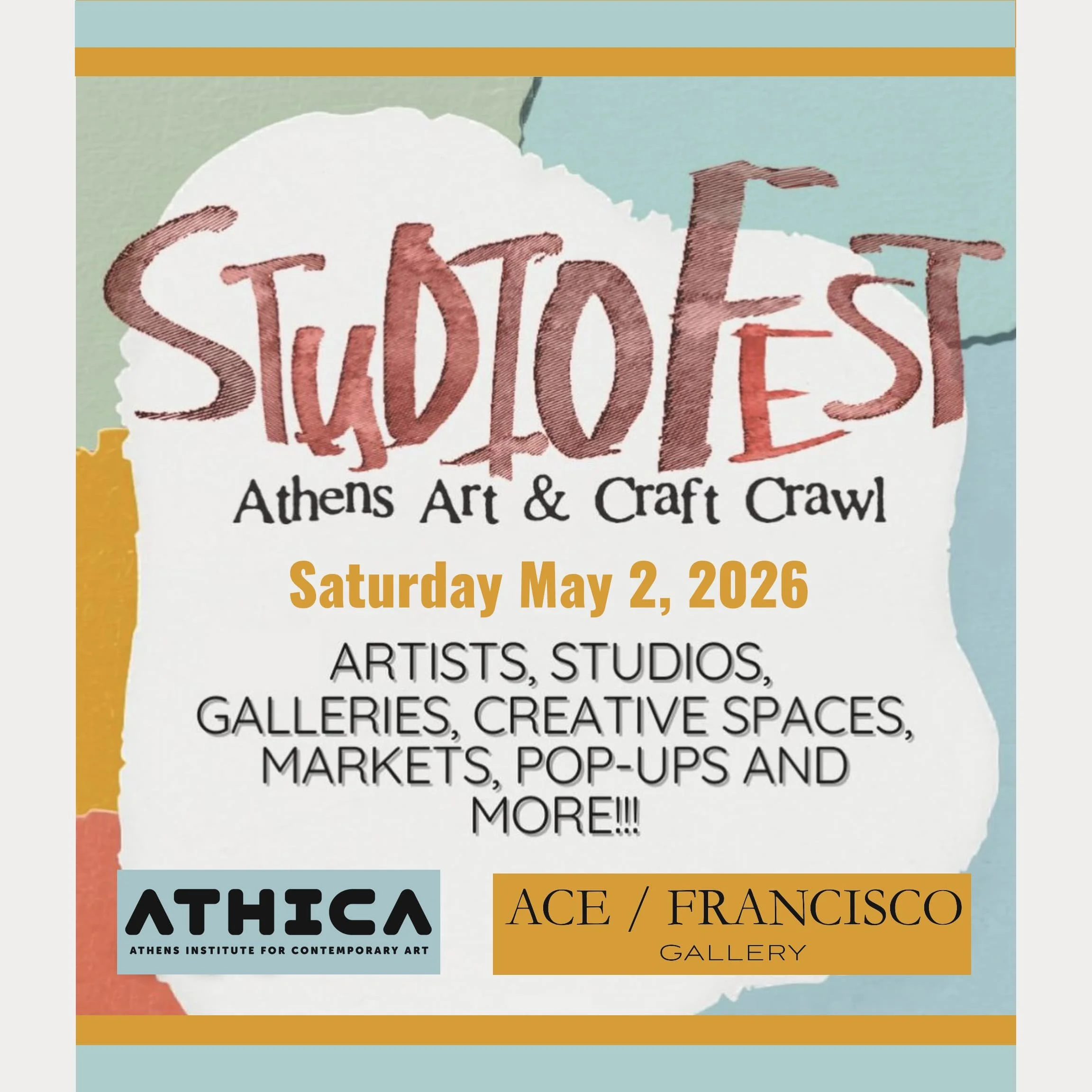 Athens Georgia Studio Fest 2026 at the Ace Francisco Gallery