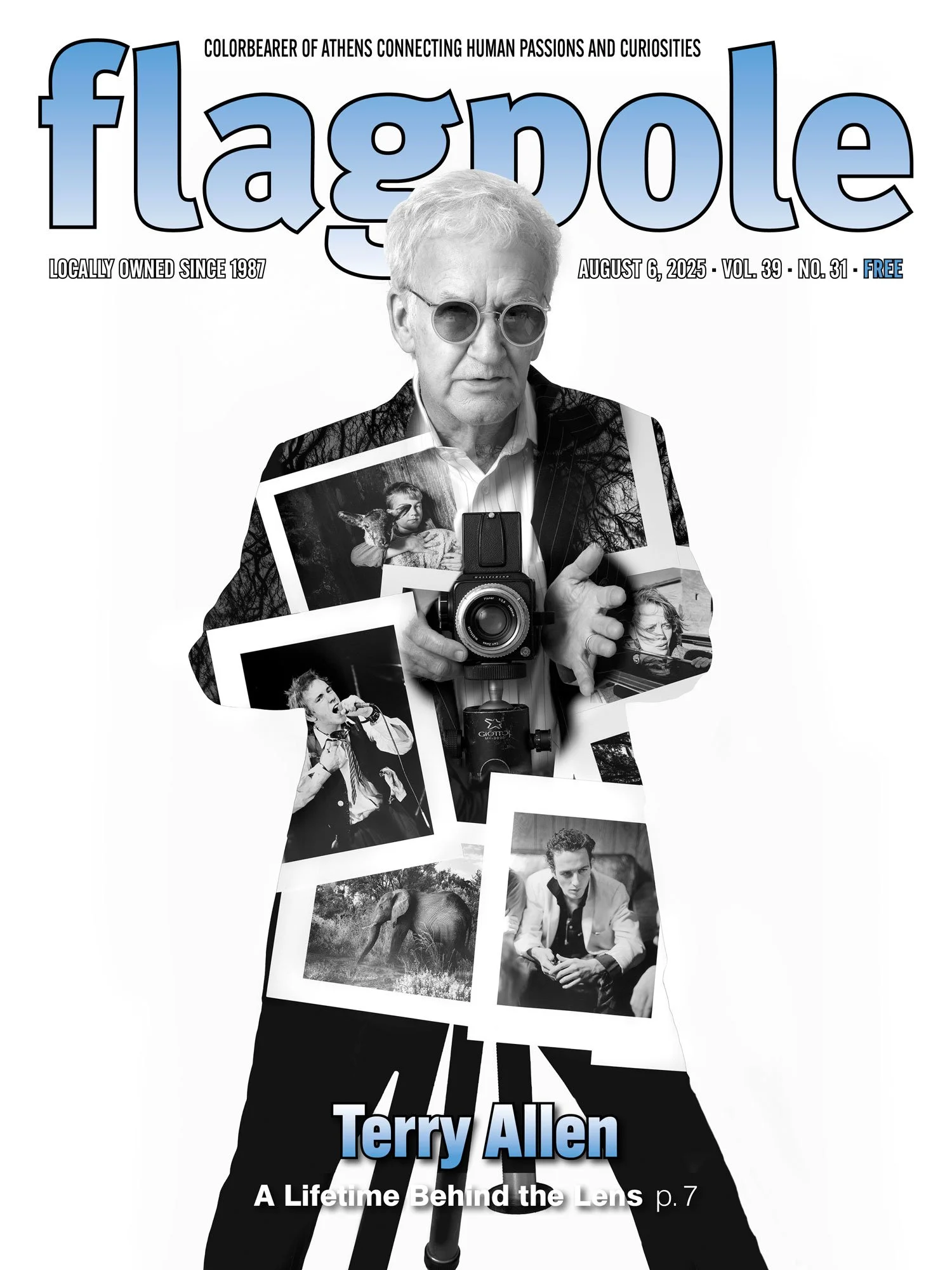 terry allen at ace francisco gallery as featured on the flagpole magazine cover athens, ga