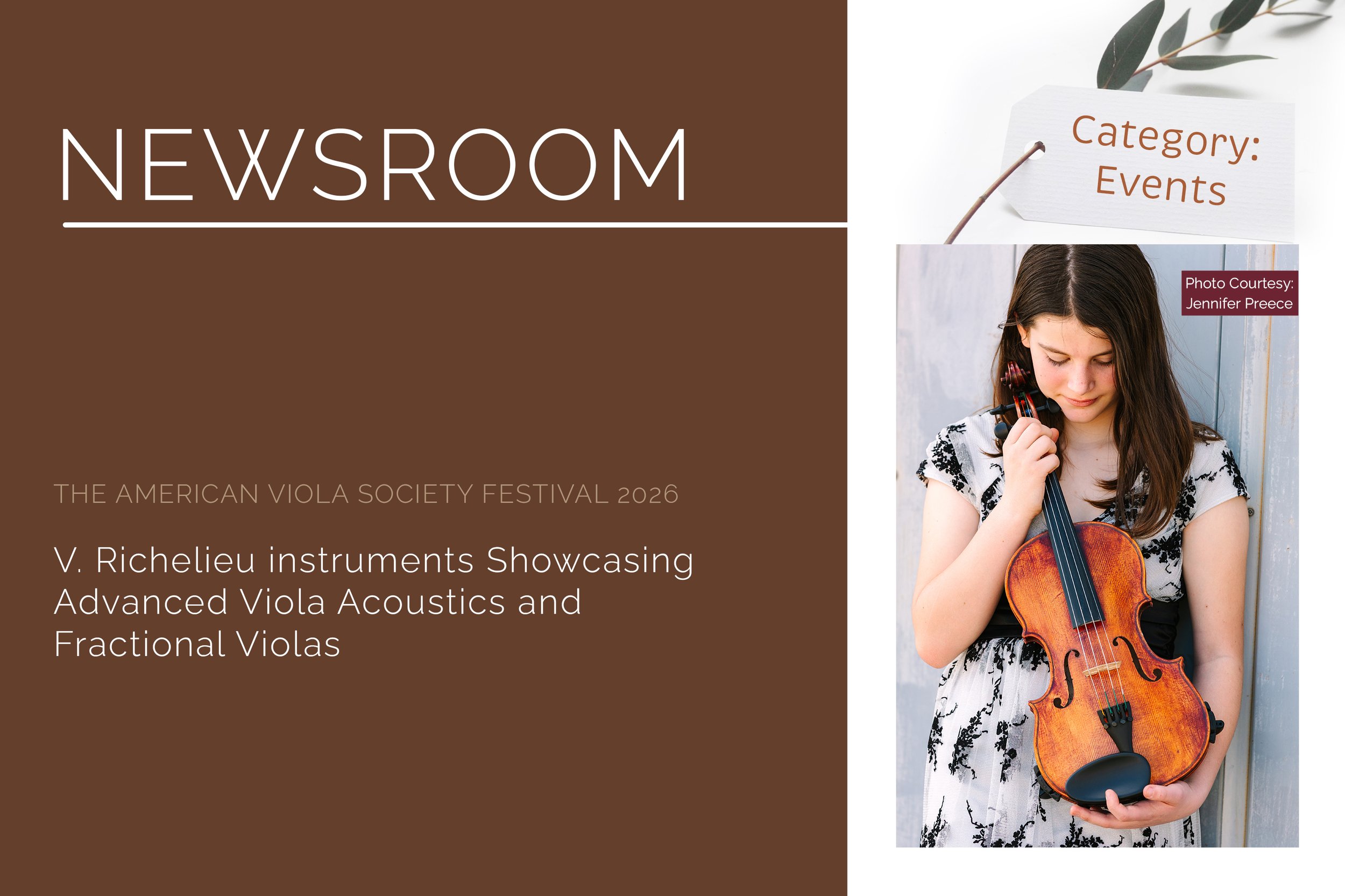 V. Richelieu hits the 2026 American Viola Society Festival