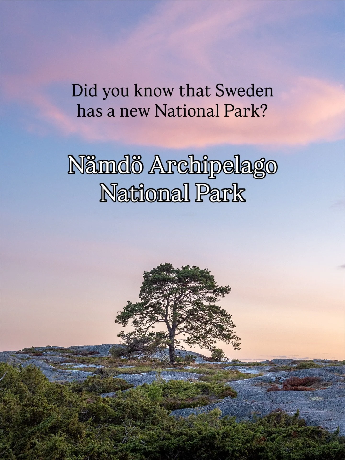 Sweden&rsquo;s new National Park has just been established 🏞️!

N&auml;md&ouml; Archipelago National Park is the country&rsquo;s first marine park in the Baltic Sea and definitely worth a visit!

Will you visit this beautiful area this autumn 🍂?