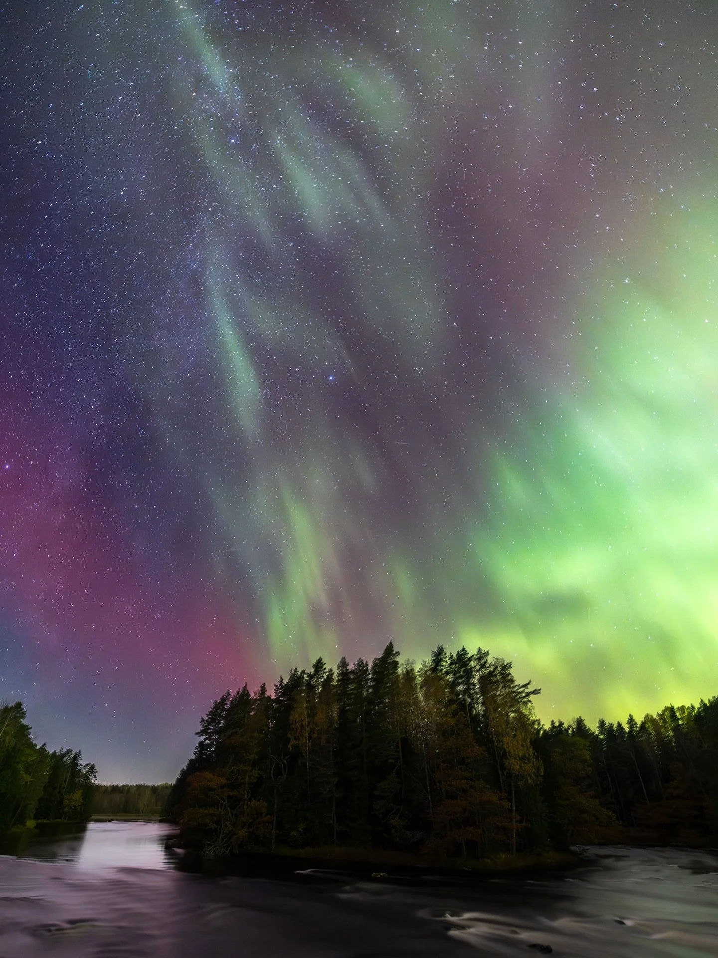 Northern Lights Season is here 🤙🏼! On my Photography Tour last weekend in the beautiful F&auml;rnebofj&auml;rden National Park we got surprised by an amazing show of dancing and pulsating Northern Lights.

What an awesome start of the season!

You 