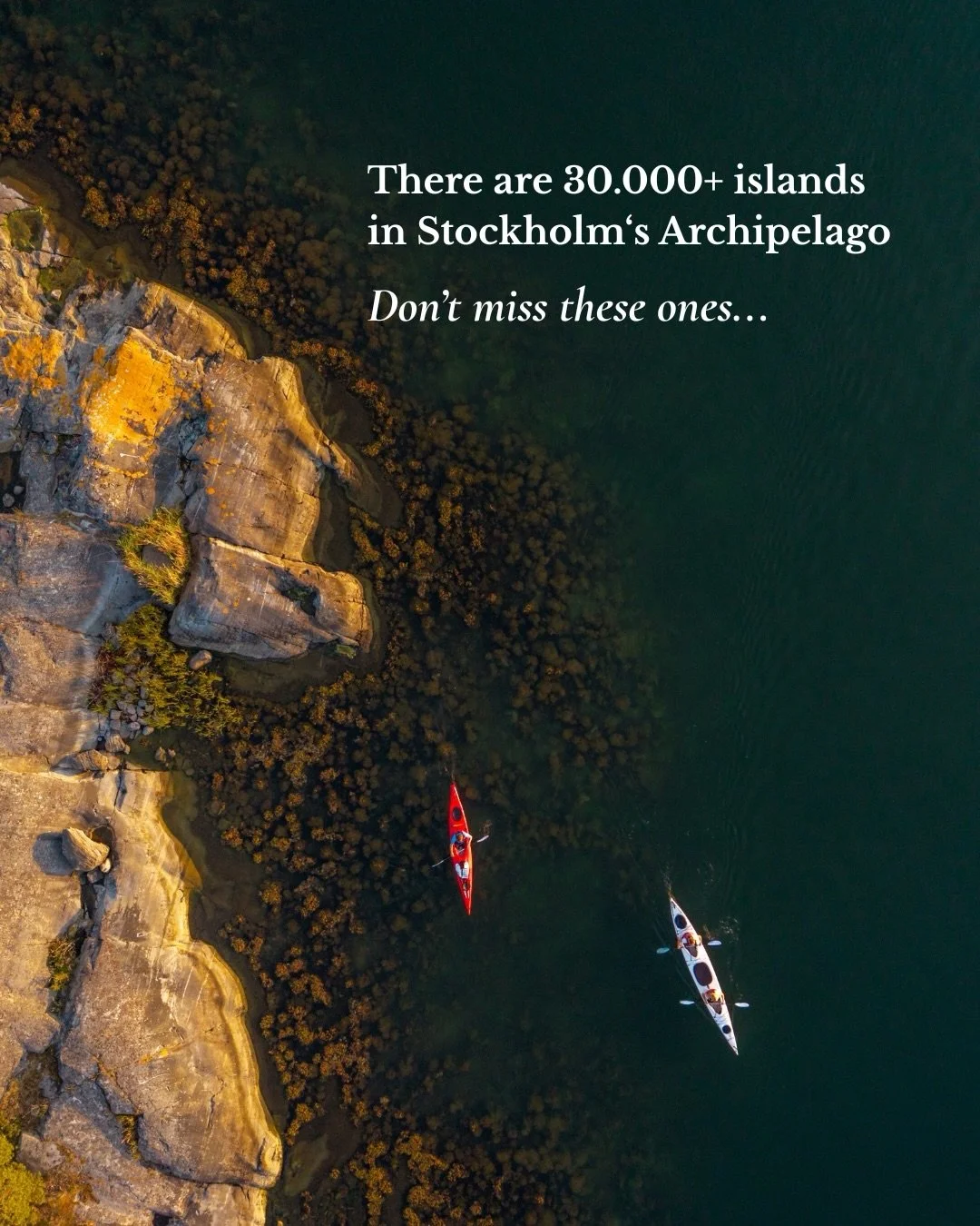 Stockholm&rsquo;s Archipelago is made up of more than 30.000 islands - and every single one feels a little different.

Some are wild and remote. Others are shaped by history, fishing culture or endless summer evenings by the sea.

Here are a few of m