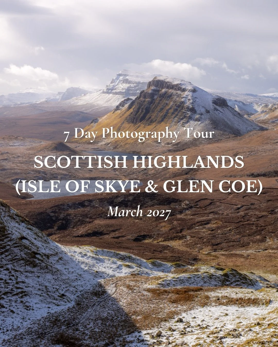 Scotland at its very best 🏴󠁧󠁢󠁳󠁣󠁴󠁿🏔️🏰🗼🌊.

Imagine spending a week photographing dramatic mountain landscapes, rugged coastlines, ancient castles and some of the most iconic scenery in Europe.

On my upcoming photo tour to the Scottish Highl