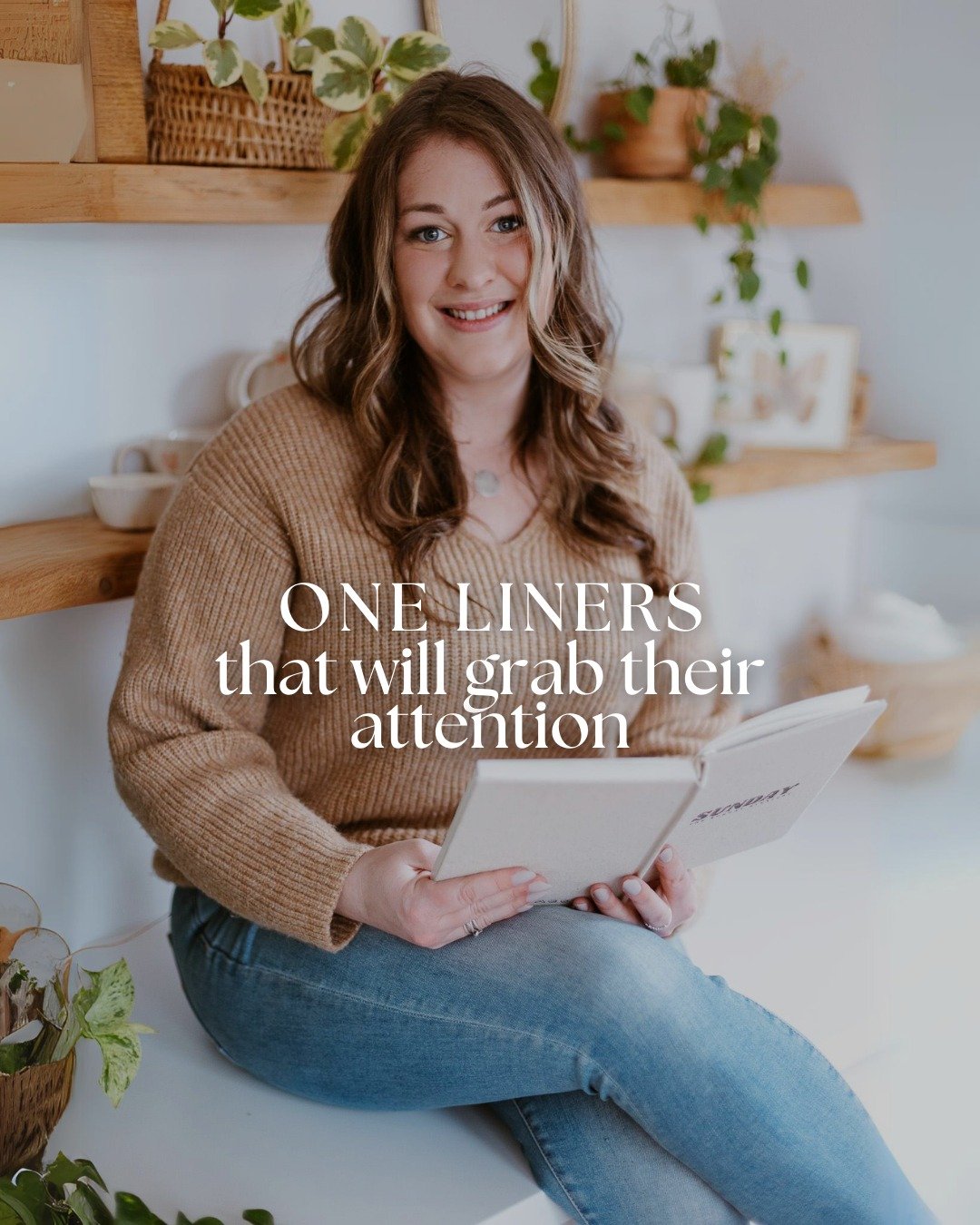 You&rsquo;ll want to SAVE these notes! 😉 Did you know that it&rsquo;s only the first line of your caption that shows on the Reels newsfeed? That means you have ONE line to capture your audience&rsquo;s attention and make it impossible for them to re