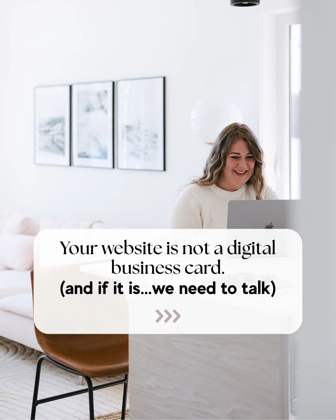 A website is your hardest-working employee.
It should work when you&rsquo;re offline.
It should reflect your brand at every scroll.
And it should move people closer to hiring or buying from you.
If your current site is more &ldquo;placeholder&rdquo; 