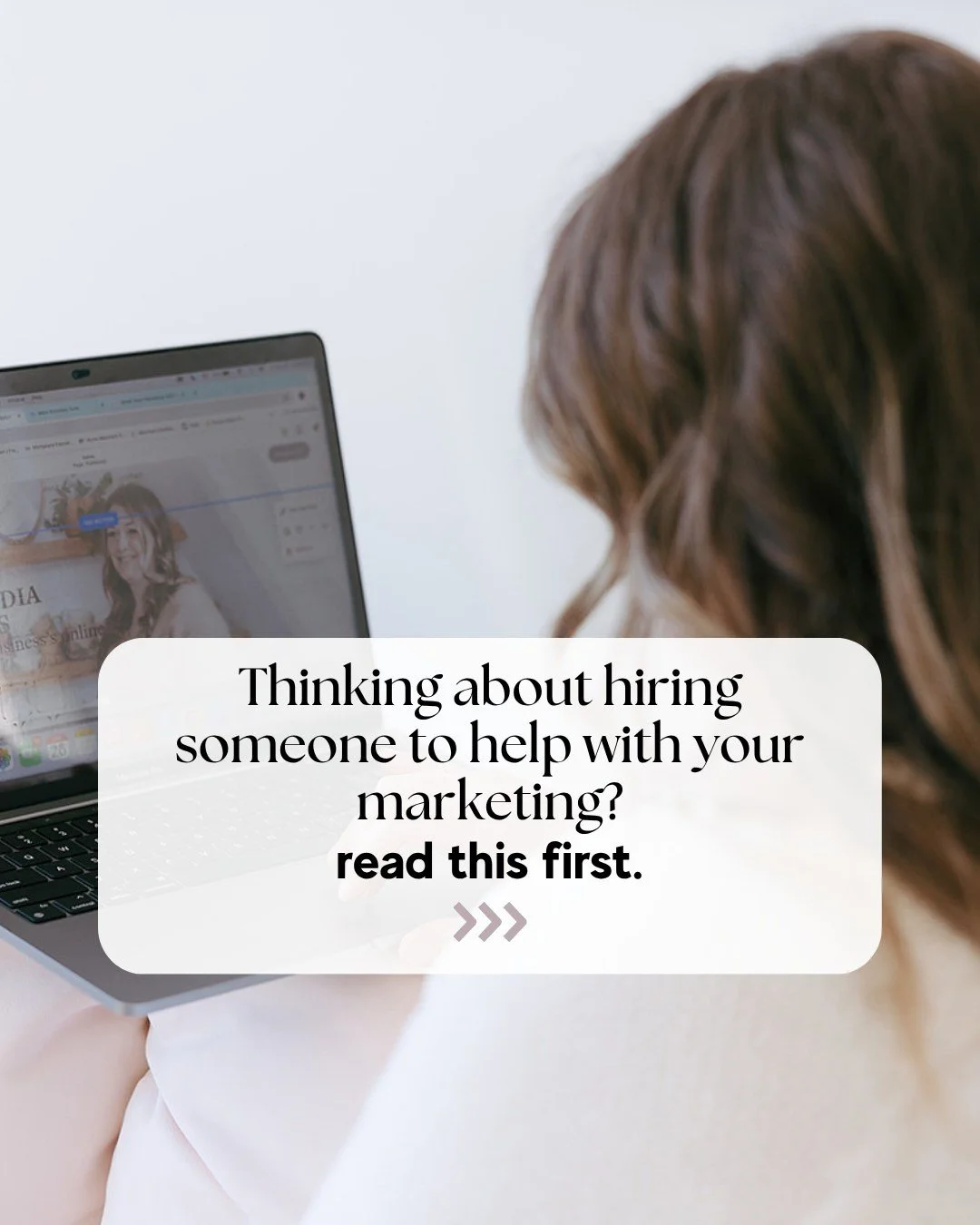 Hiring help with your marketing isn&rsquo;t just about finding someone who&rsquo;s &ldquo;good at Instagram.&rdquo;
It&rsquo;s about finding someone who can partner with you.
Your voice. Your vibe. Your values.

You deserve someone who&rsquo;s willin
