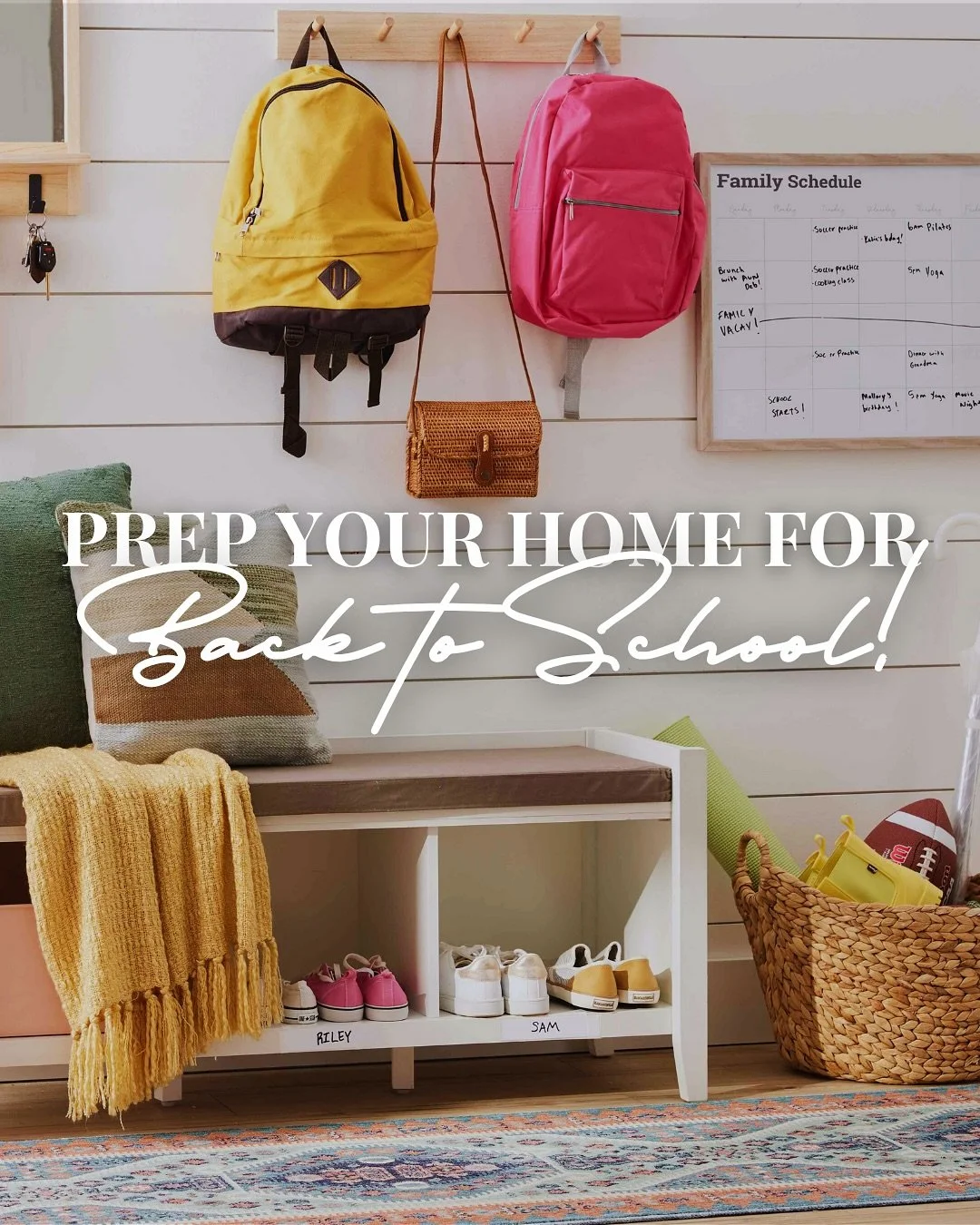 Is your home ready to handle the school year? 🏠✨ 

For many local families, these next few weeks are a whirlwind of shopping for supplies, adjusting to new schedules, and getting everyone back into the rhythm of daily routines. One way to ease this 
