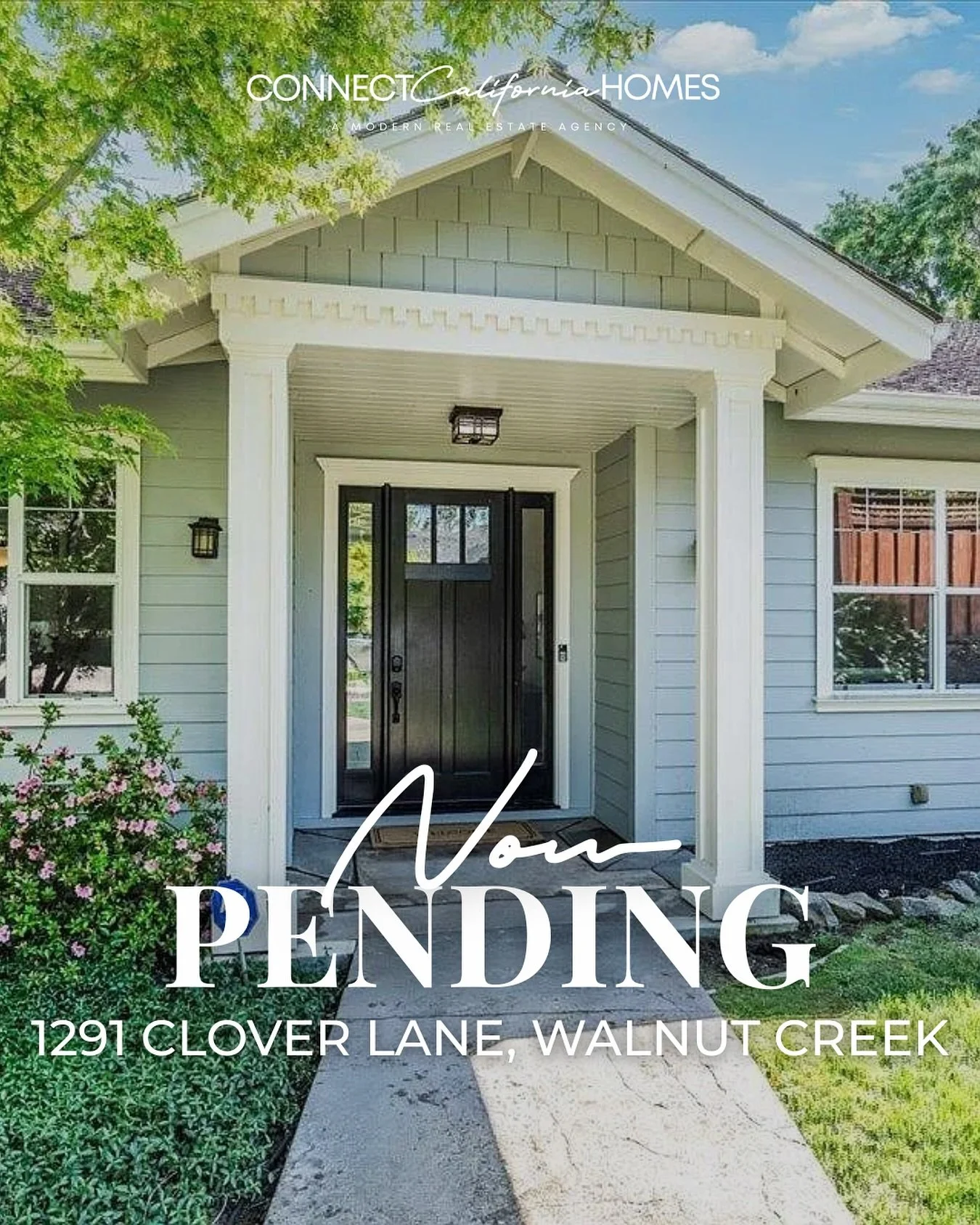 Now Pending! 1291 Clover Lane, Walnut Creek🏡 
We’re thrilled to share that 1291 Clover Lane is now pending! Connect CA Homes Realtor, Bethanne Gardner @bethannegardner1 , had the pleasure of representing these buyers in finding this stunning