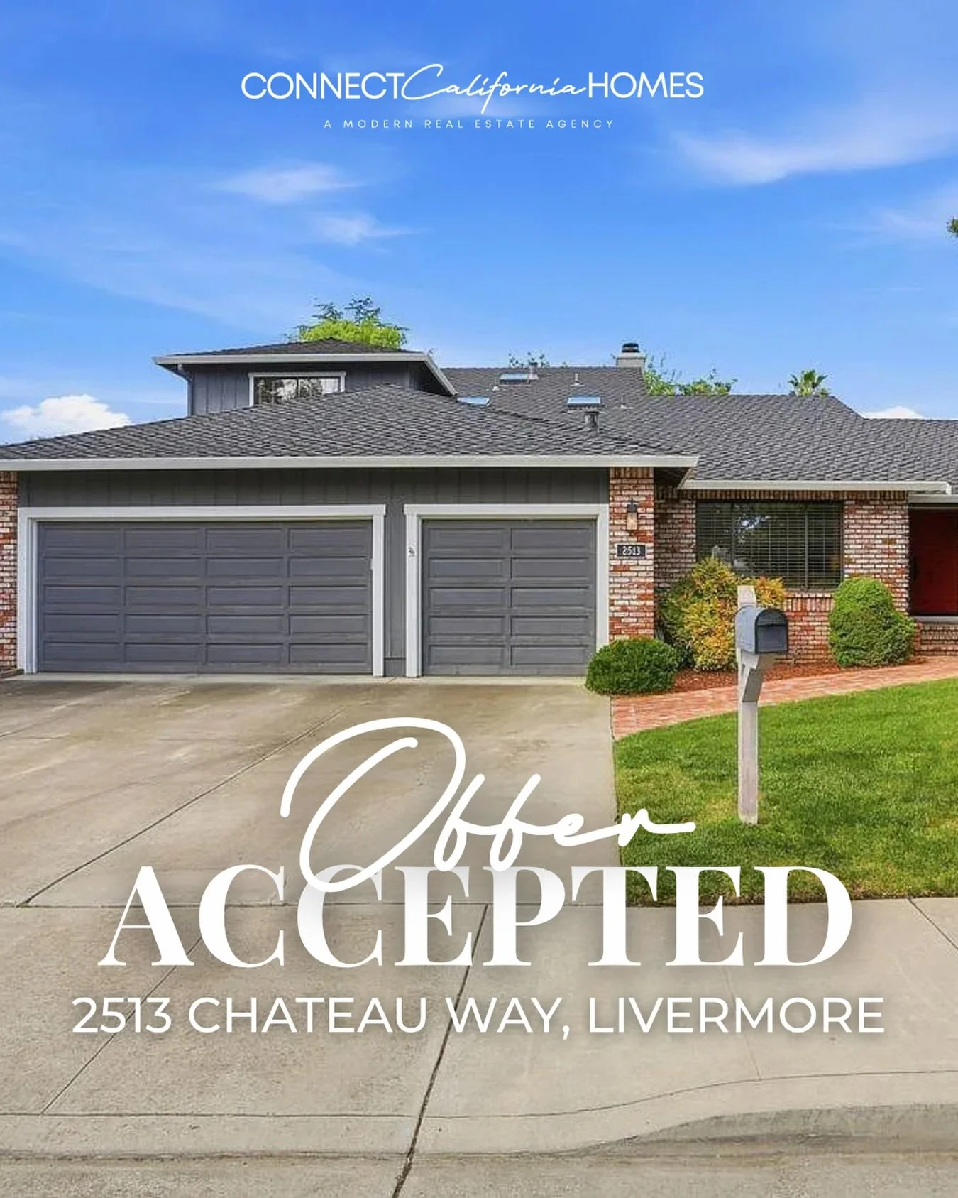 Offer Accepted on 2513 Chateau Way, Livermore! ✨🏡

We&rsquo;re so excited to share that our clients are officially one step closer to their next chapter! This beautiful home offers 5 bedrooms, 3 bathrooms, and 2,962 sq ft of space to make new memori