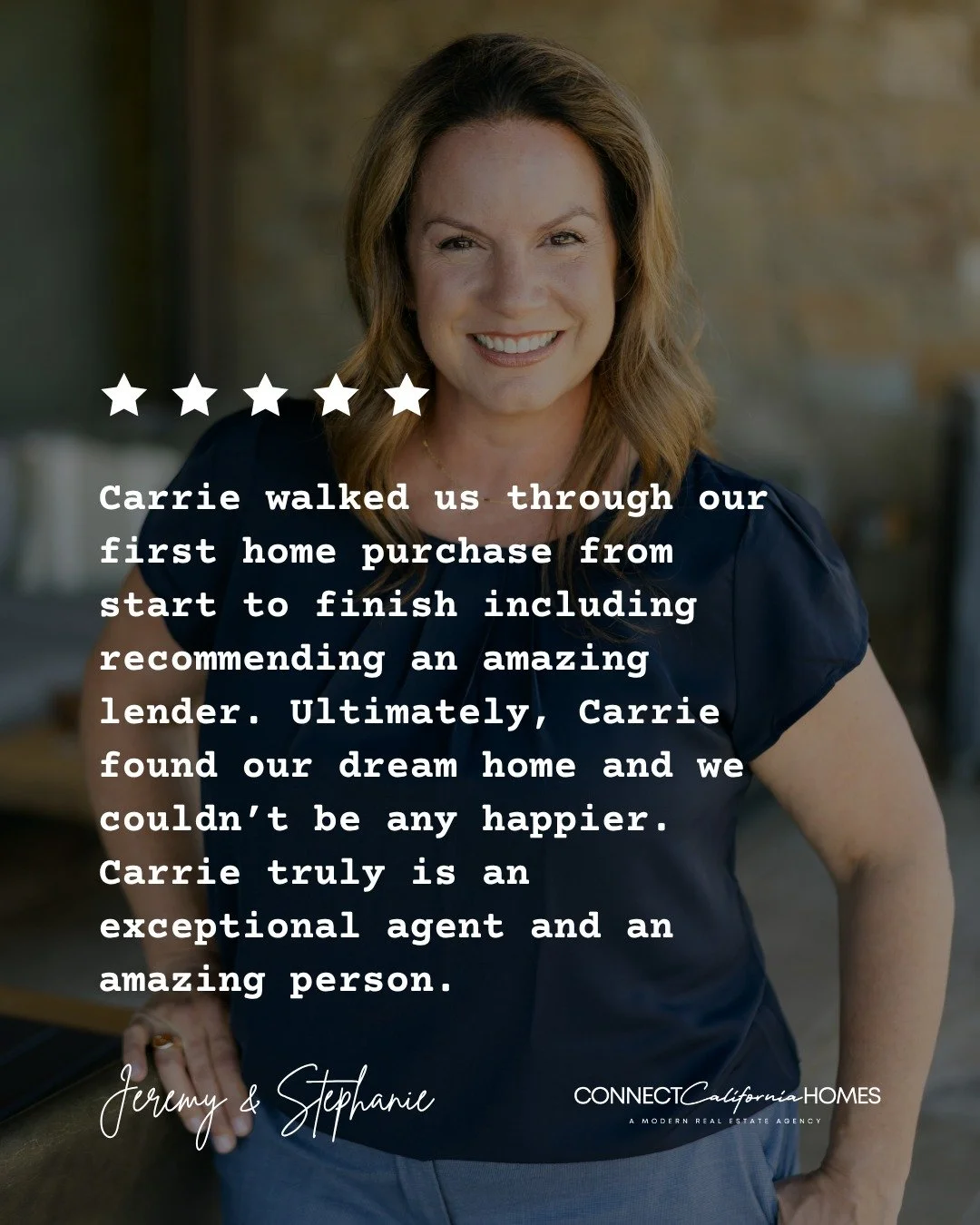 Dream home FOUND. First-time buyers, THIS is the experience you deserve!

We are absolutely beaming sharing this review about the one and only Carrie! ✨

"Carrie walked us through our first home purchase from start to finish including recommendi