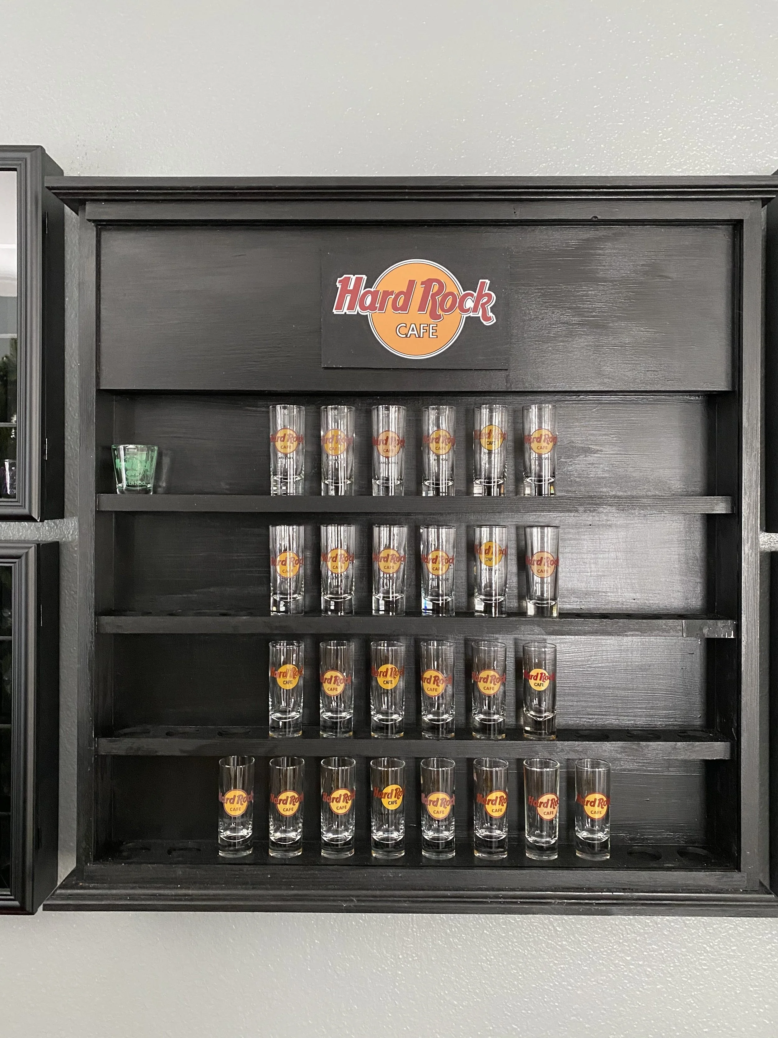 Shot Glass Display Case