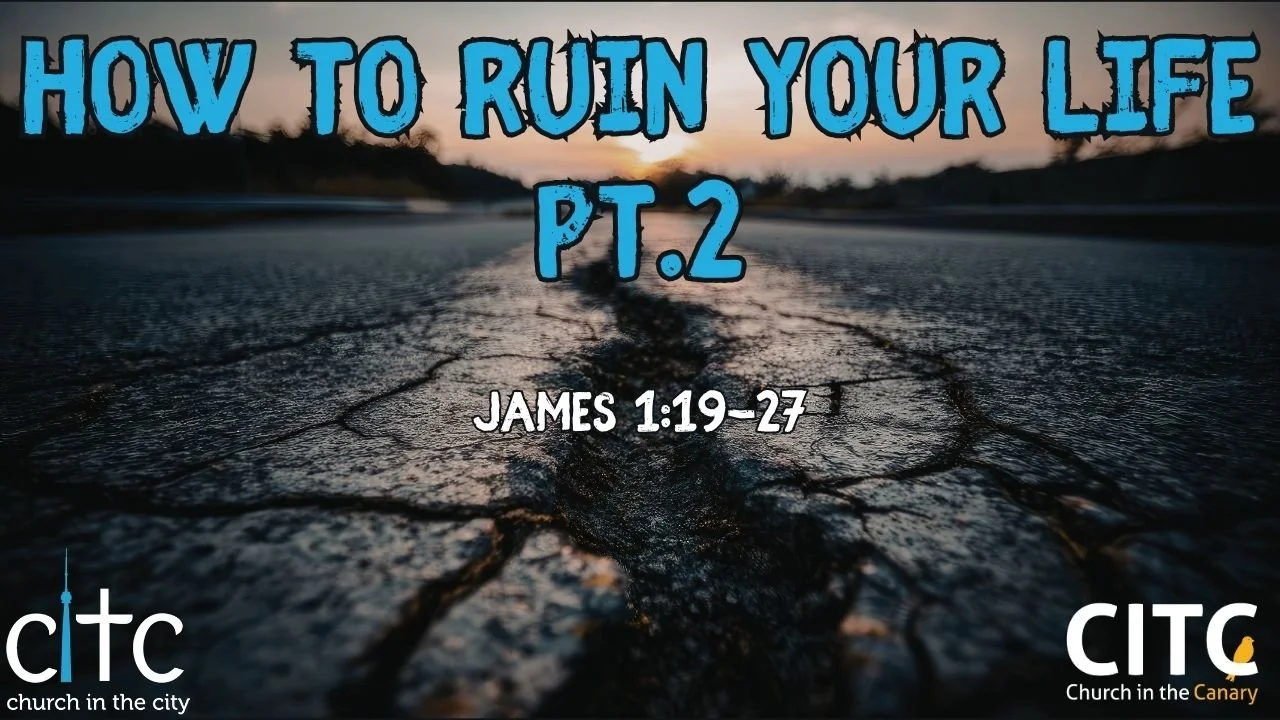 Sermon Series Blog: How to Ruin Your Life Pt.2