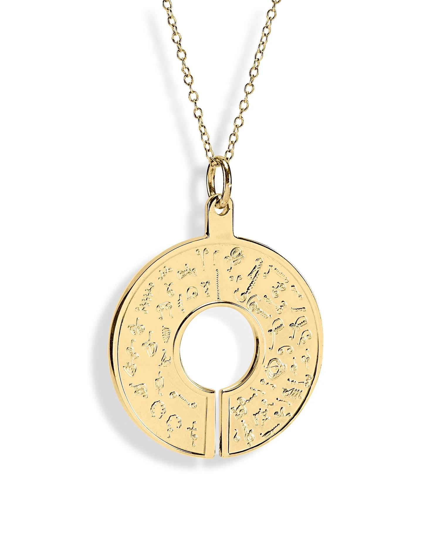 BioGeometry Gold Plated Biosignatures Pendant.jpg