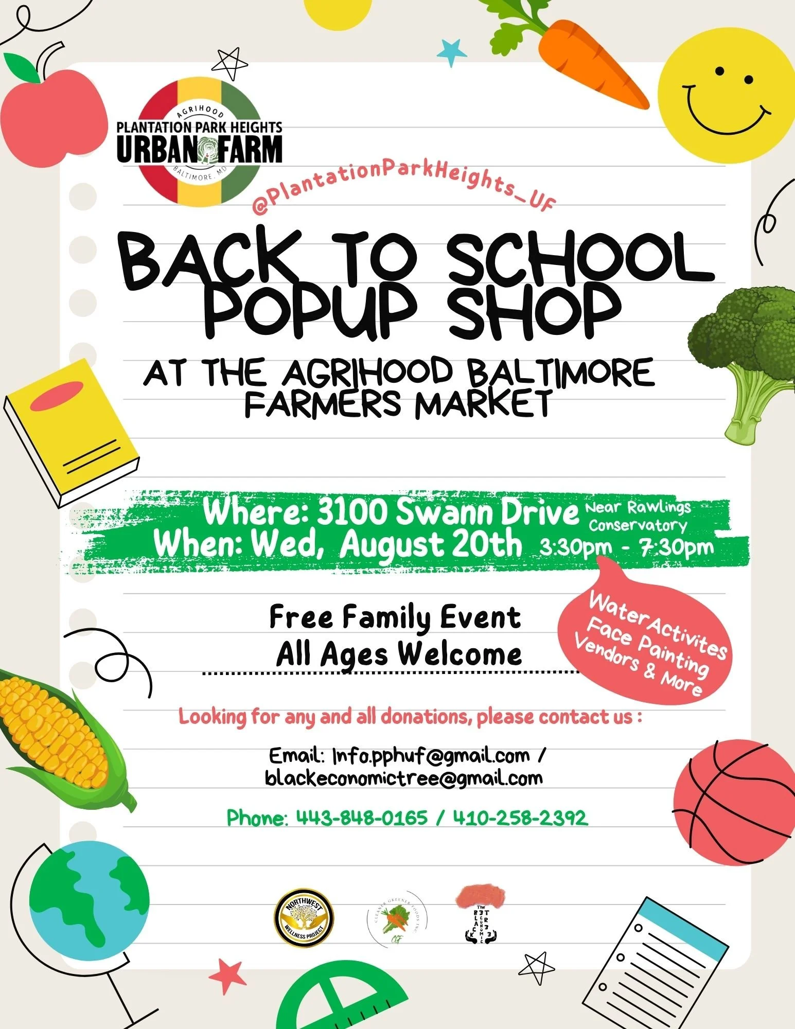 Back to School Pop Up Shop