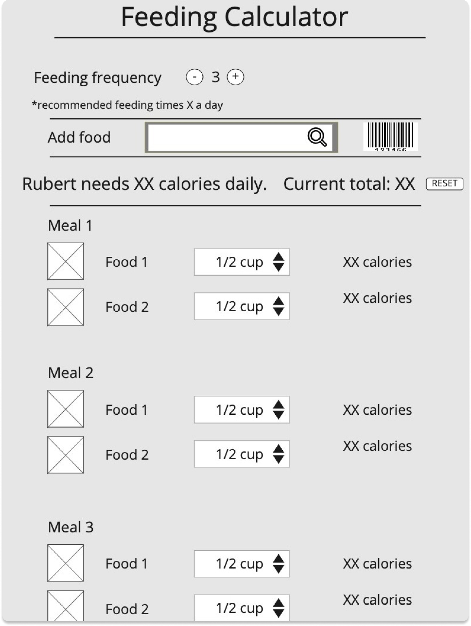 Feeding Calculator