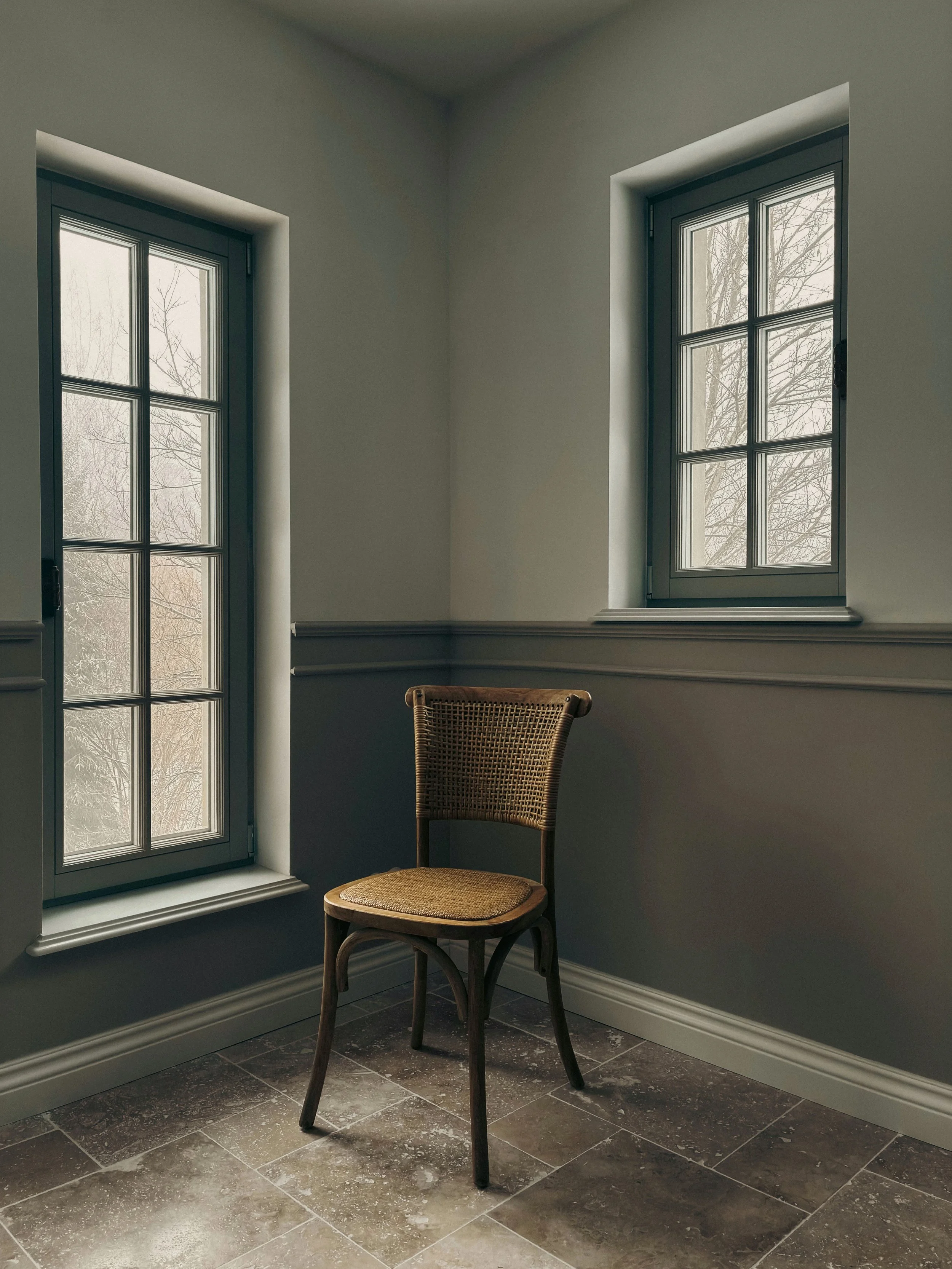 Empty Chair in Corner