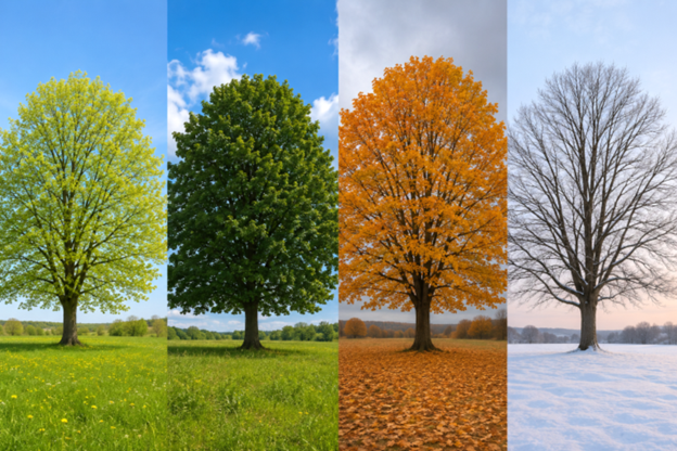 Tree through Seasons