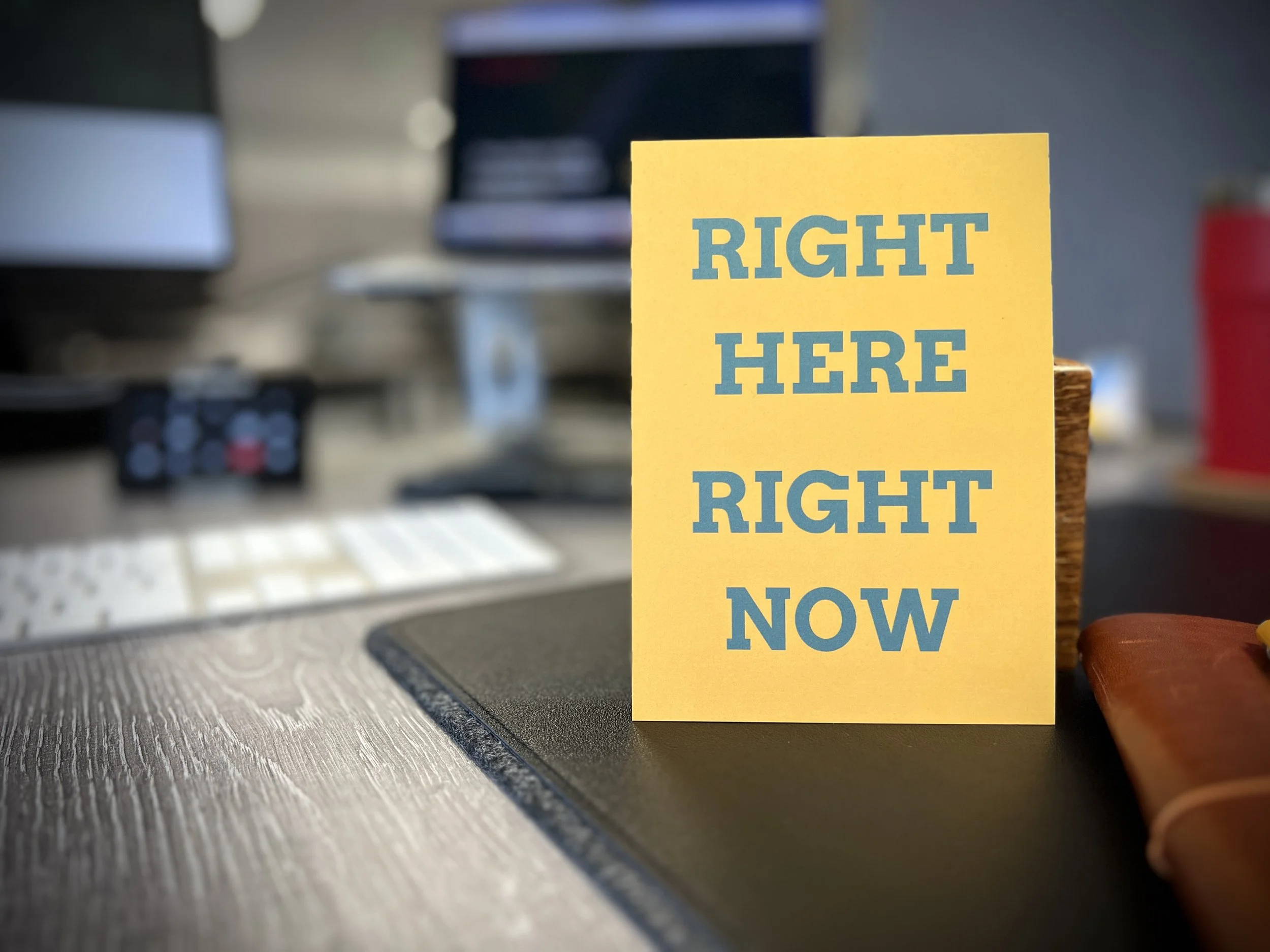 Right Here, Right Now