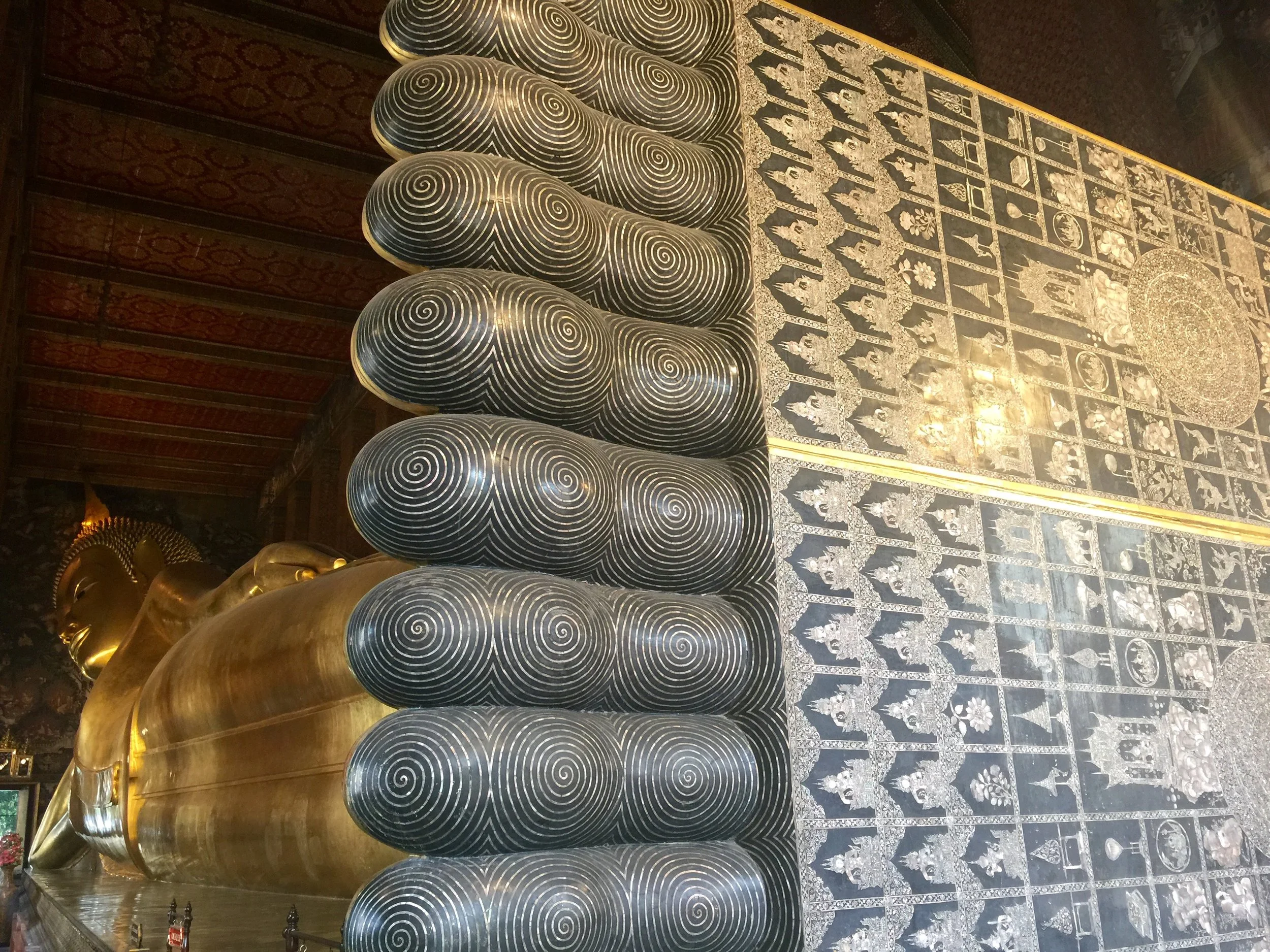 The temple of the reclining Buddha, Wat Phra Chetuphon (Wat Pho)