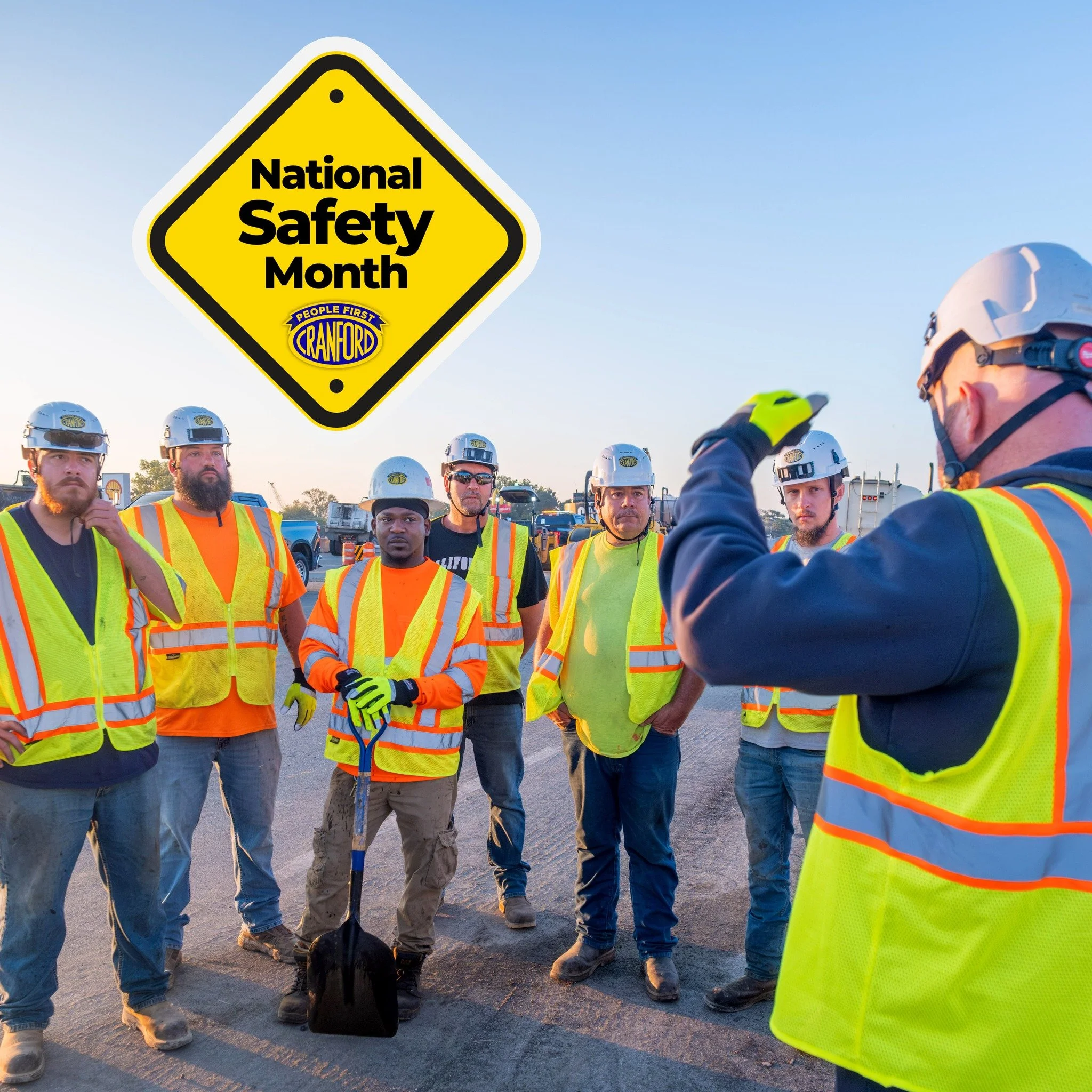 The best projects are completed safely. During National Safety Month, we're recognizing the employees who stay alert, follow procedures, and look out for one another. Their commitment helps make Cranford Construction a safer place to work every day. 