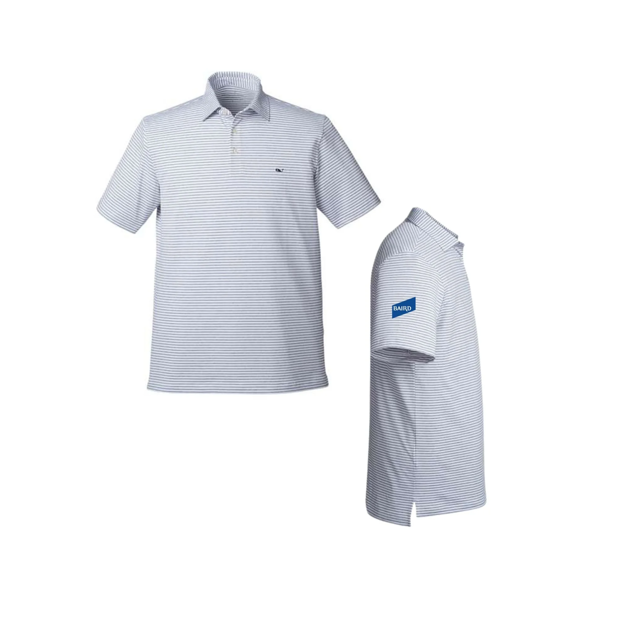 Baird - vinyard vines Men's Heathered Winstead Sankaty Polo