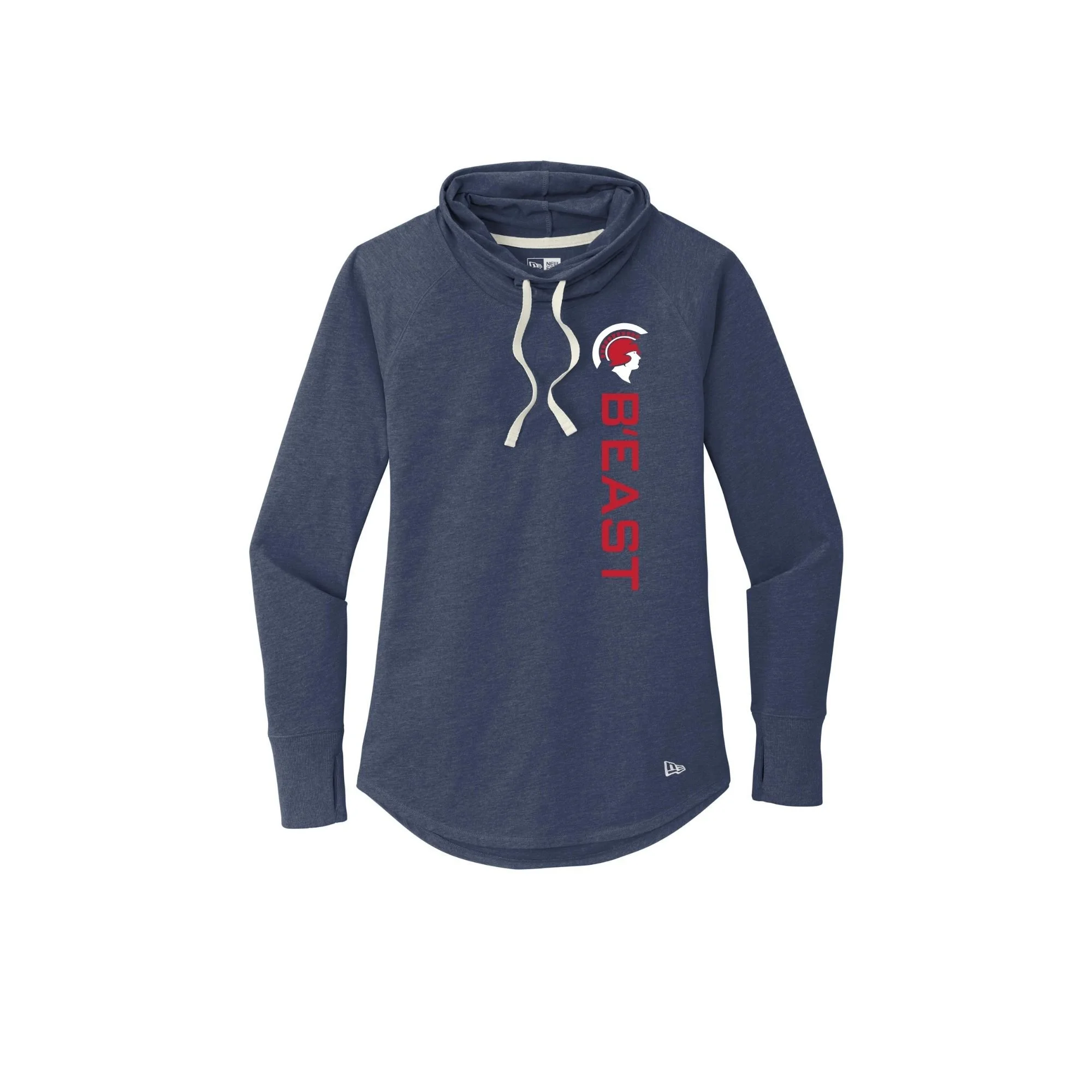 BE - New Era Ladies Sueded Cotton Blend Cowl Tee
