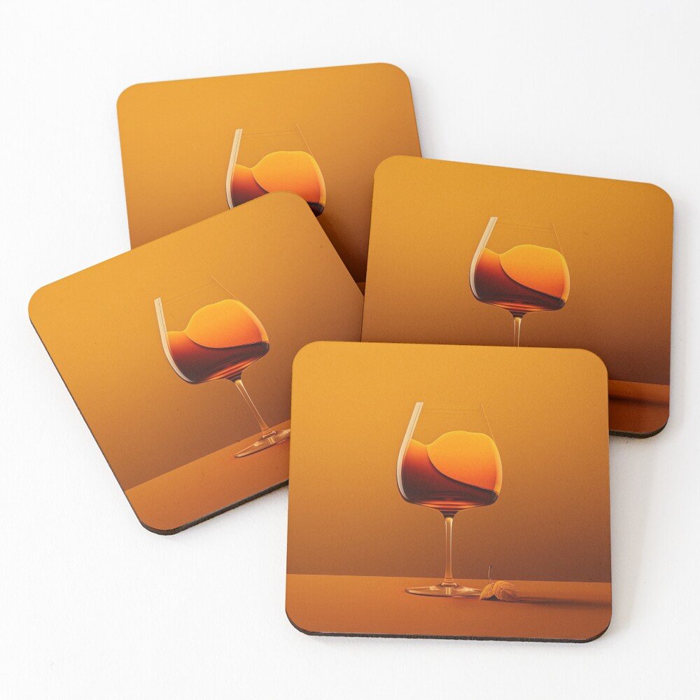 Orange Amber Wine coasters.jpg