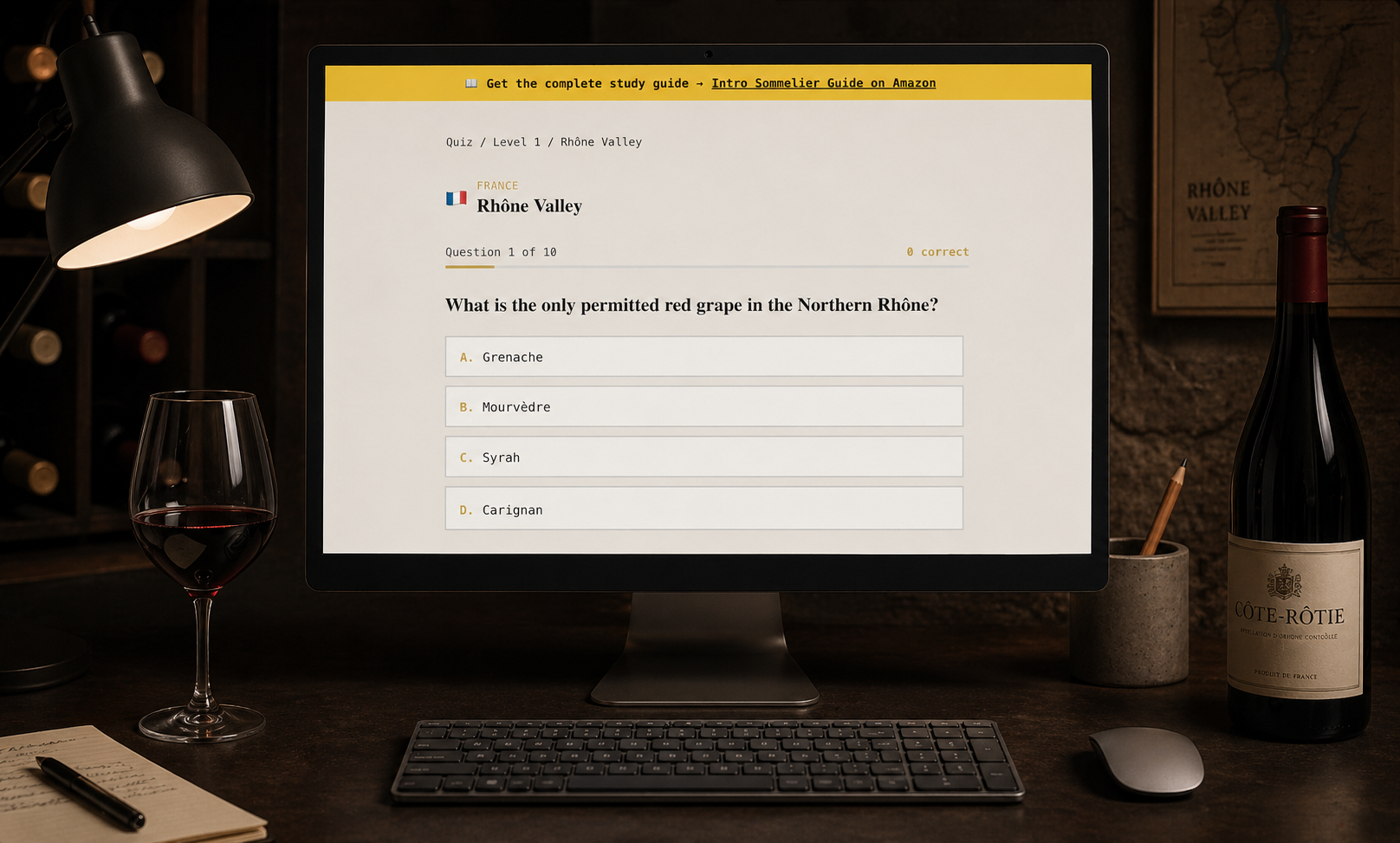 Beginner Sommelier; Level 1 Sommelier Practice Test