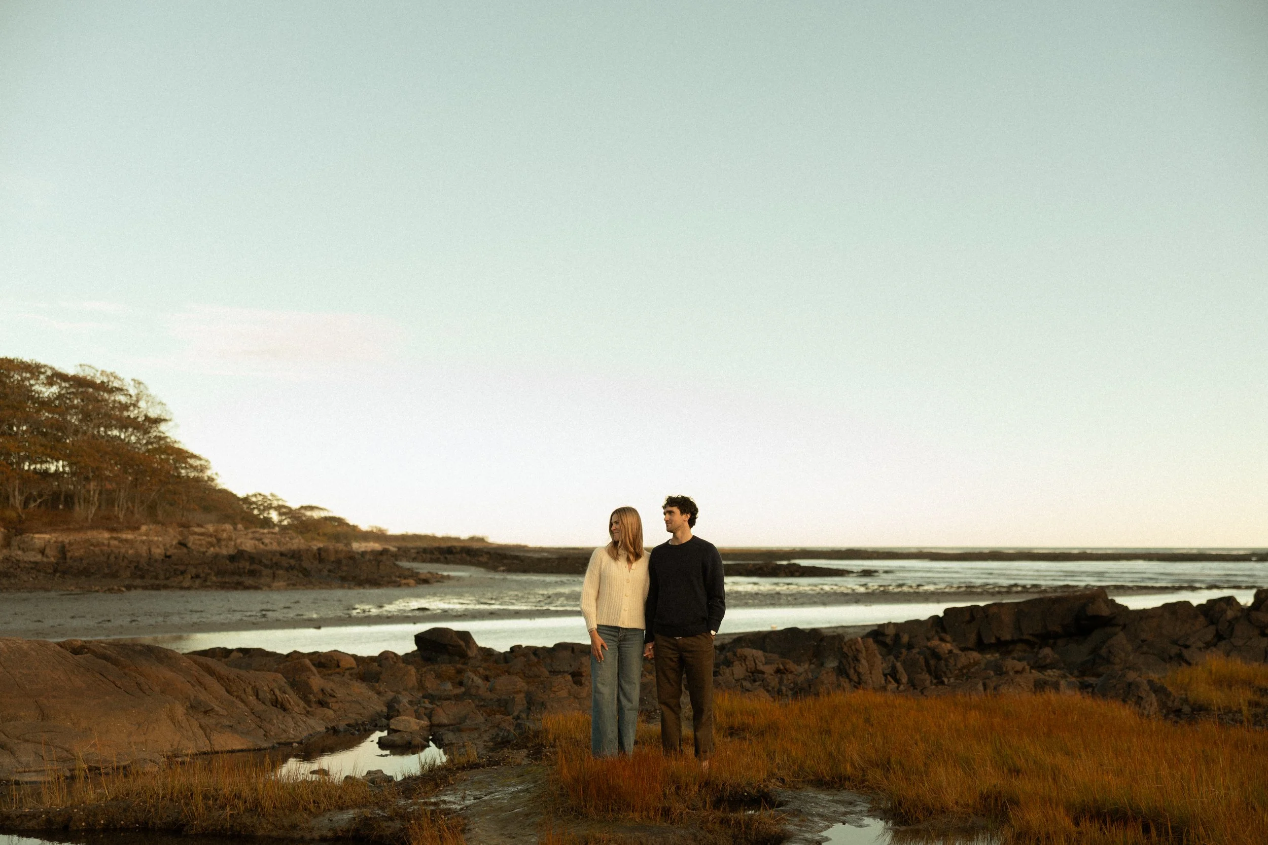 Kennebunkport, Maine Engagement Session | Julia + Tanner